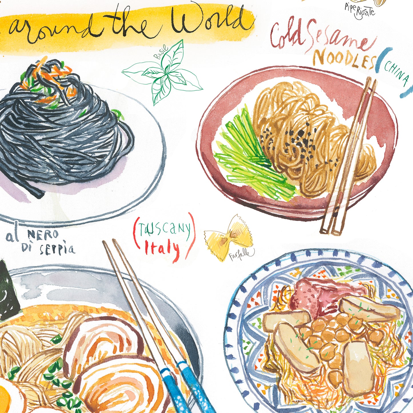 Pasta and Noodles from around the World