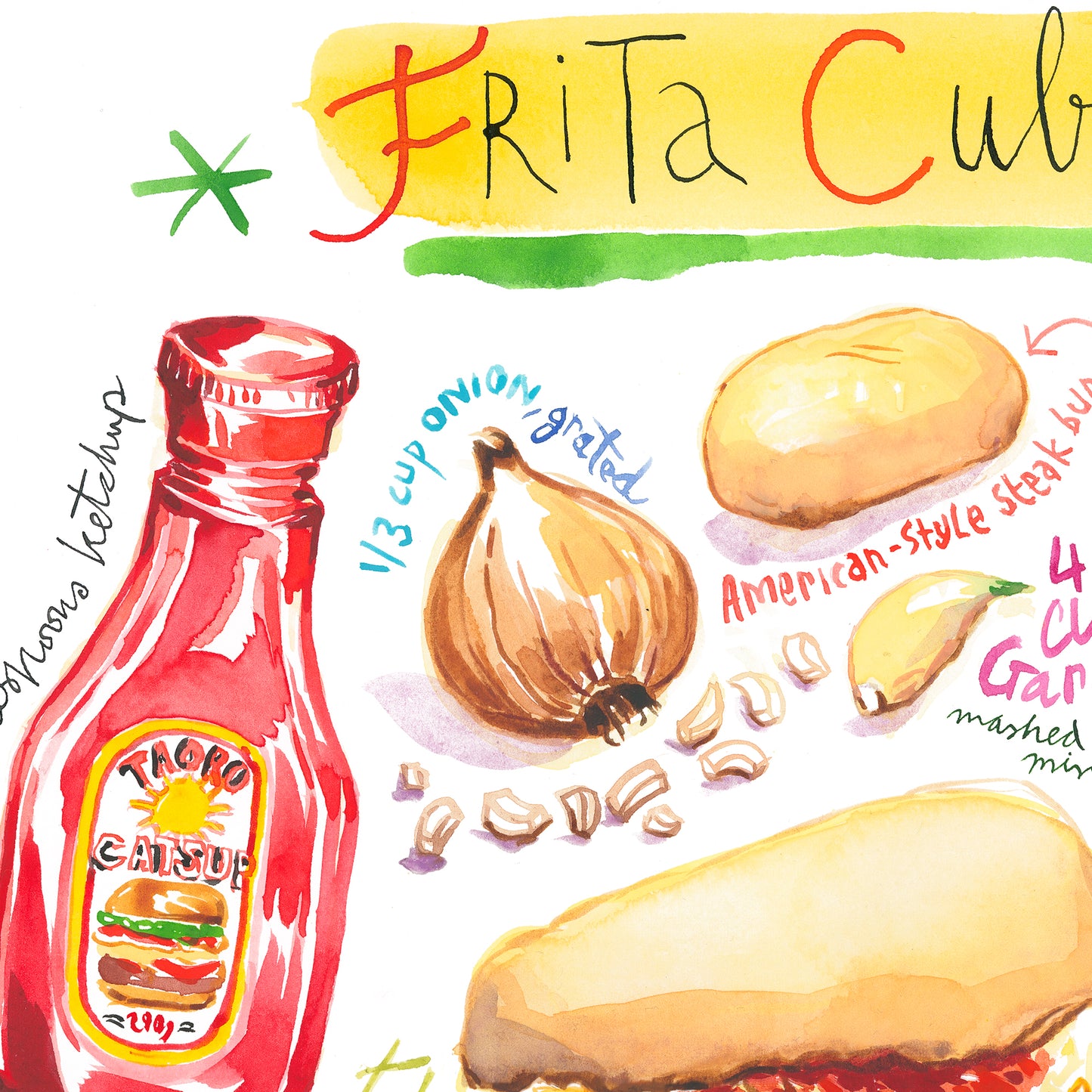 Frita Cubana recipe