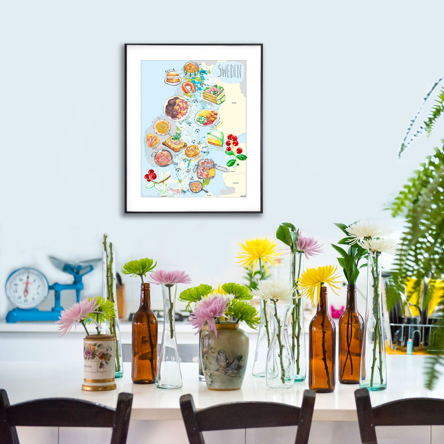 Sweden food map