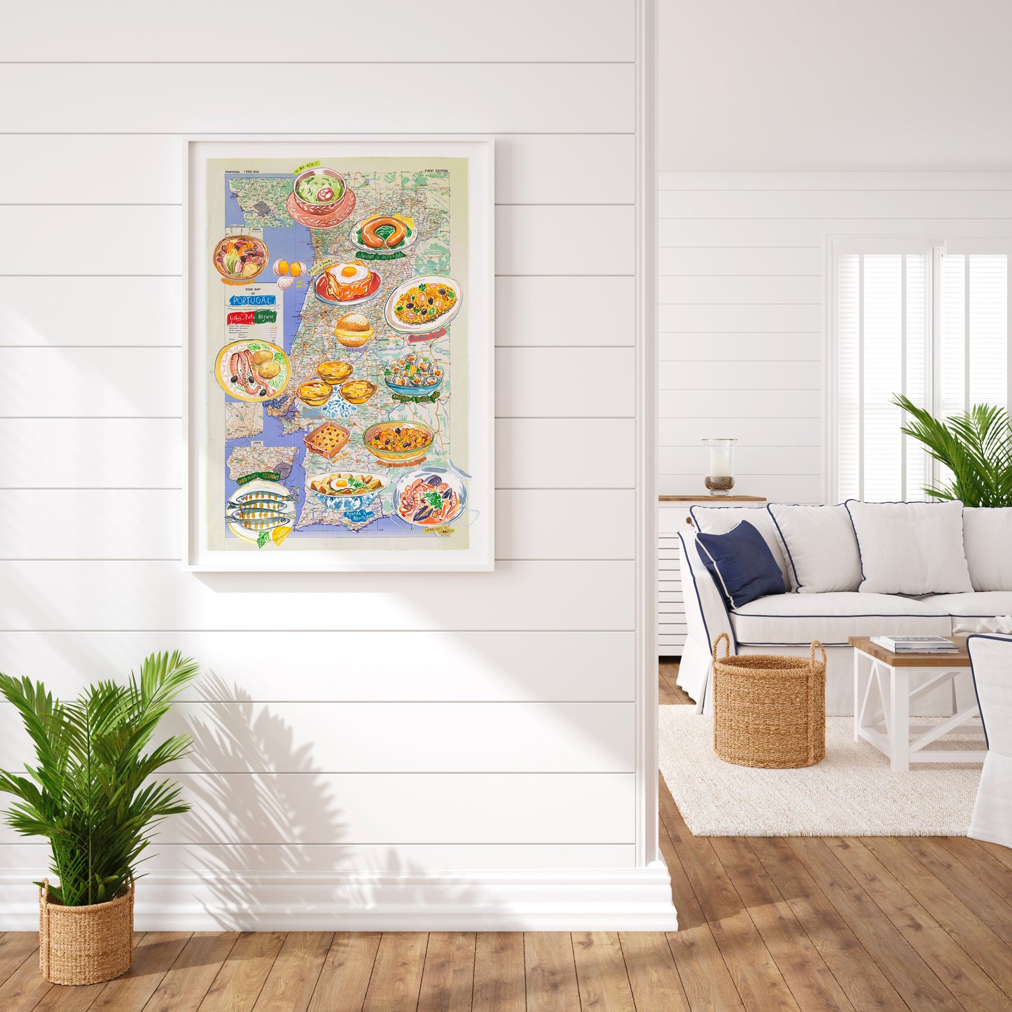 Portugal Food map