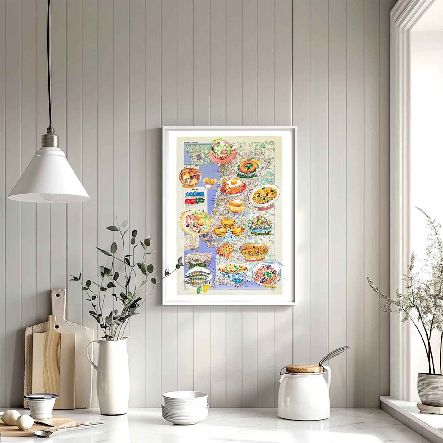 Portugal Food map