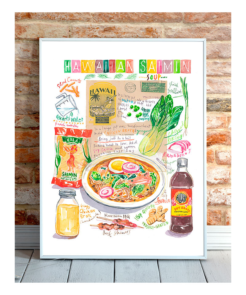 Hawaiian Saimin Noodle Soup