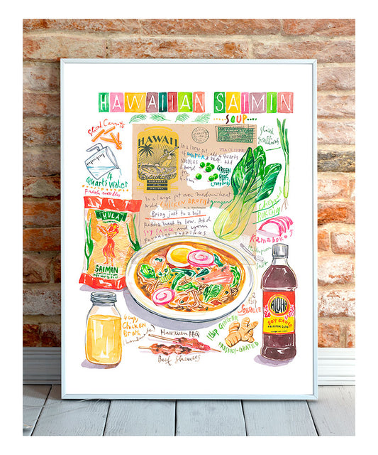 Hawaiian Saimin Noodle Soup