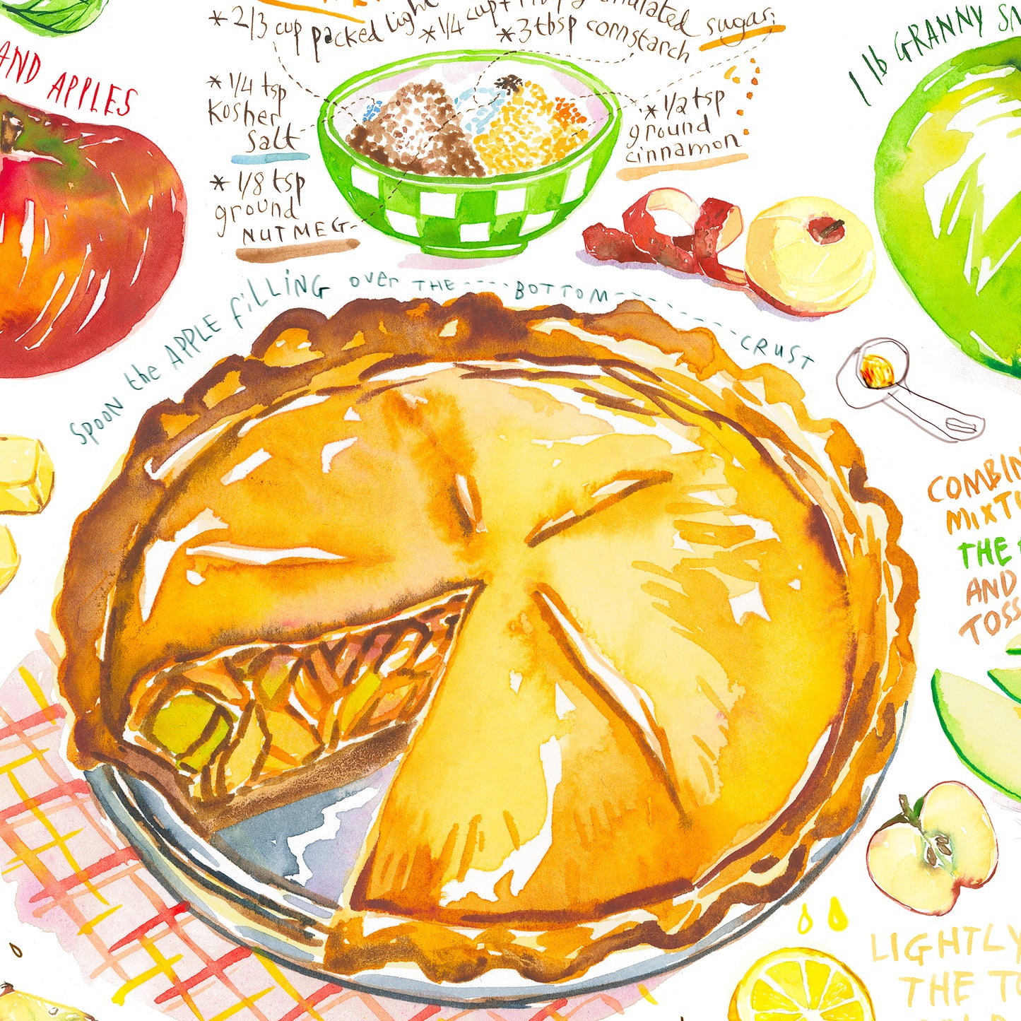 Apple Pie recipe print