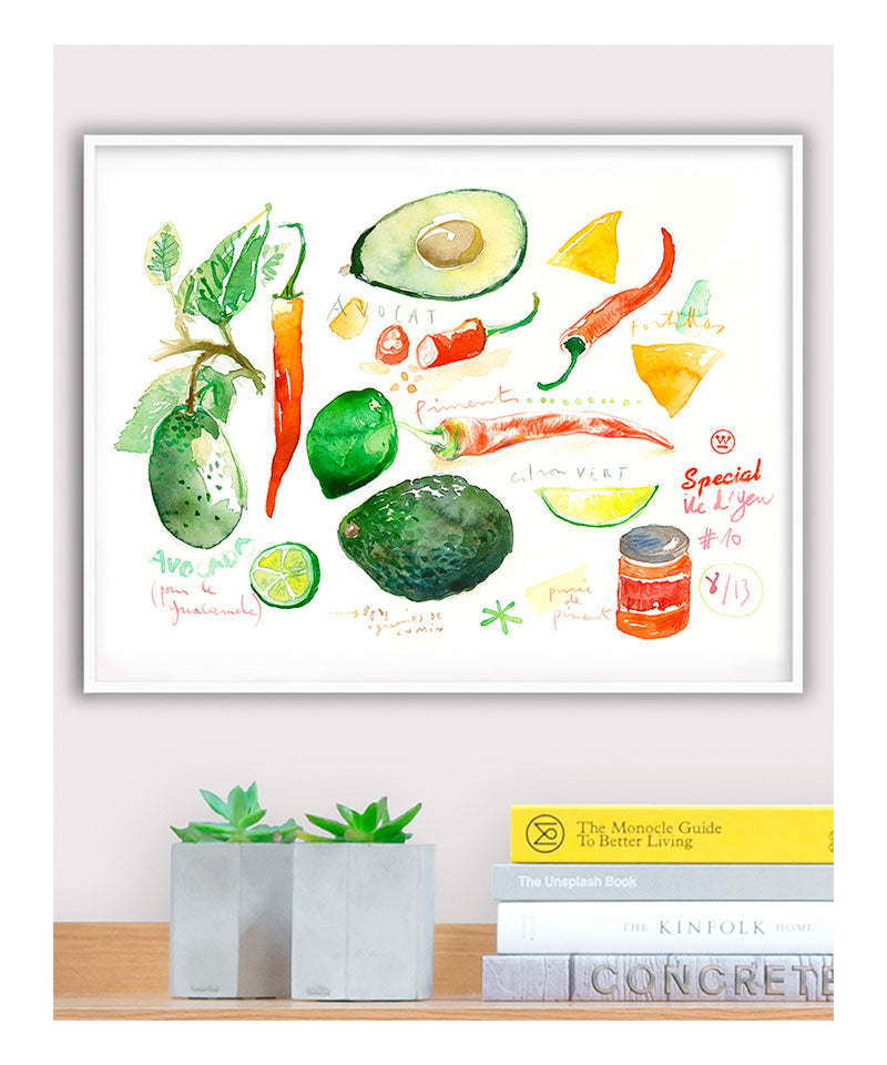 Guacamole ingredients