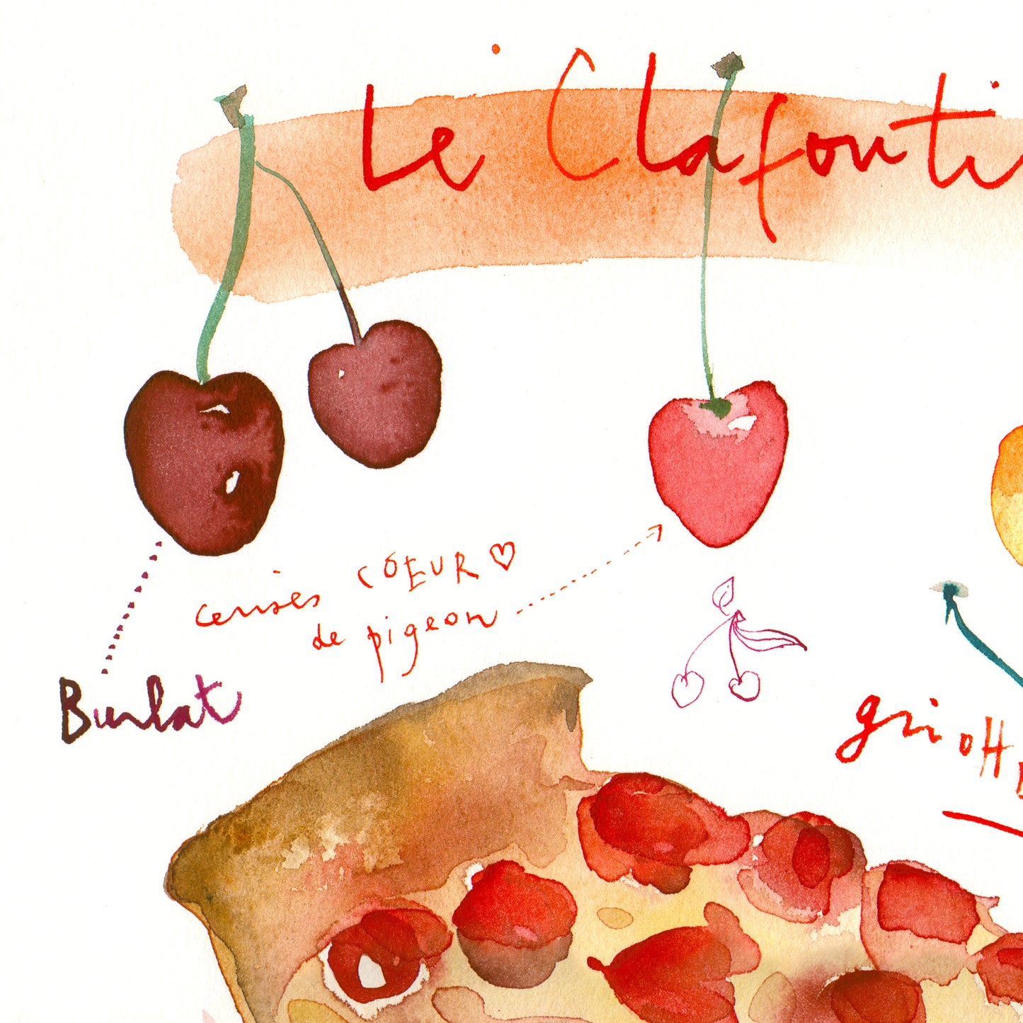 French Cherry tart recipe - Le Clafoutis
