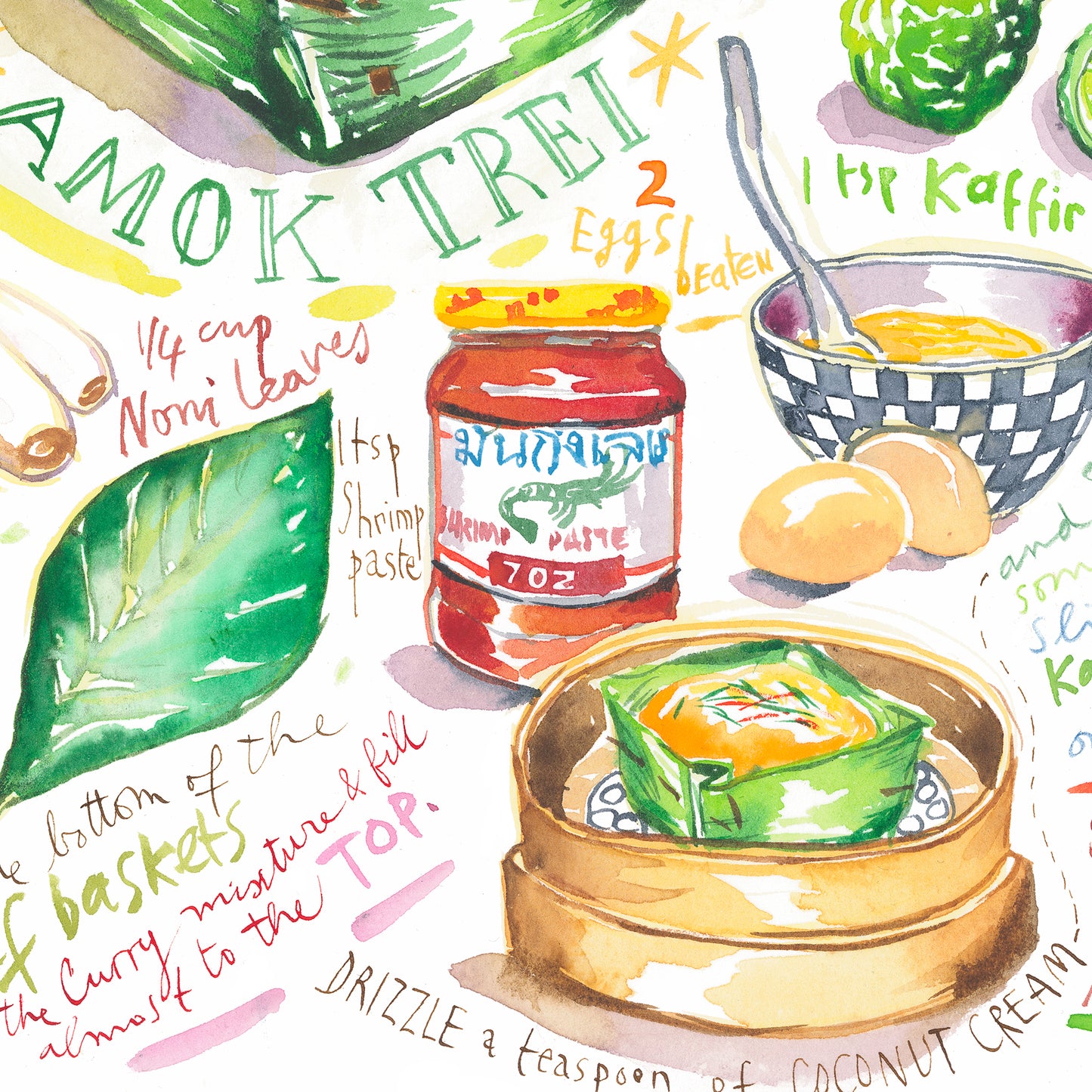 Recette Amok de Poisson du Cambodge