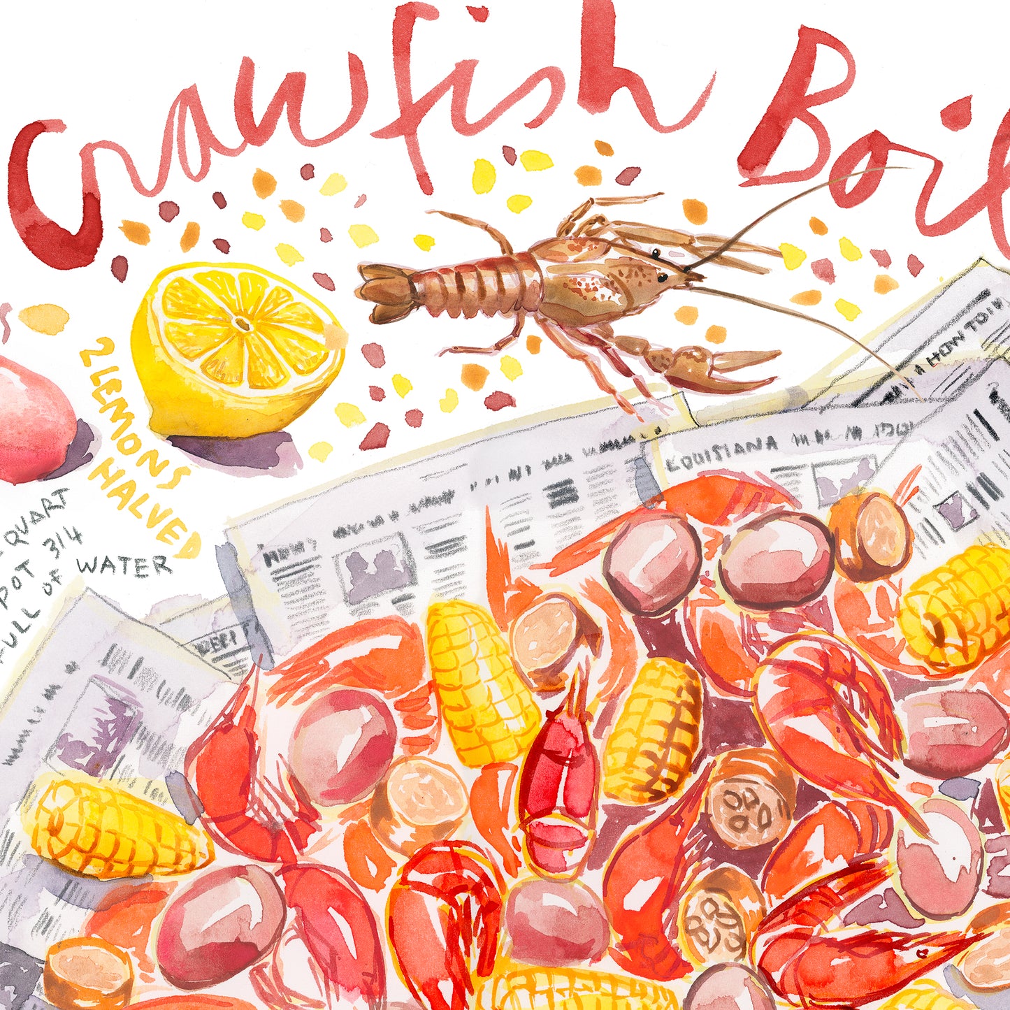 Louisiana Crawfish Boil recipe