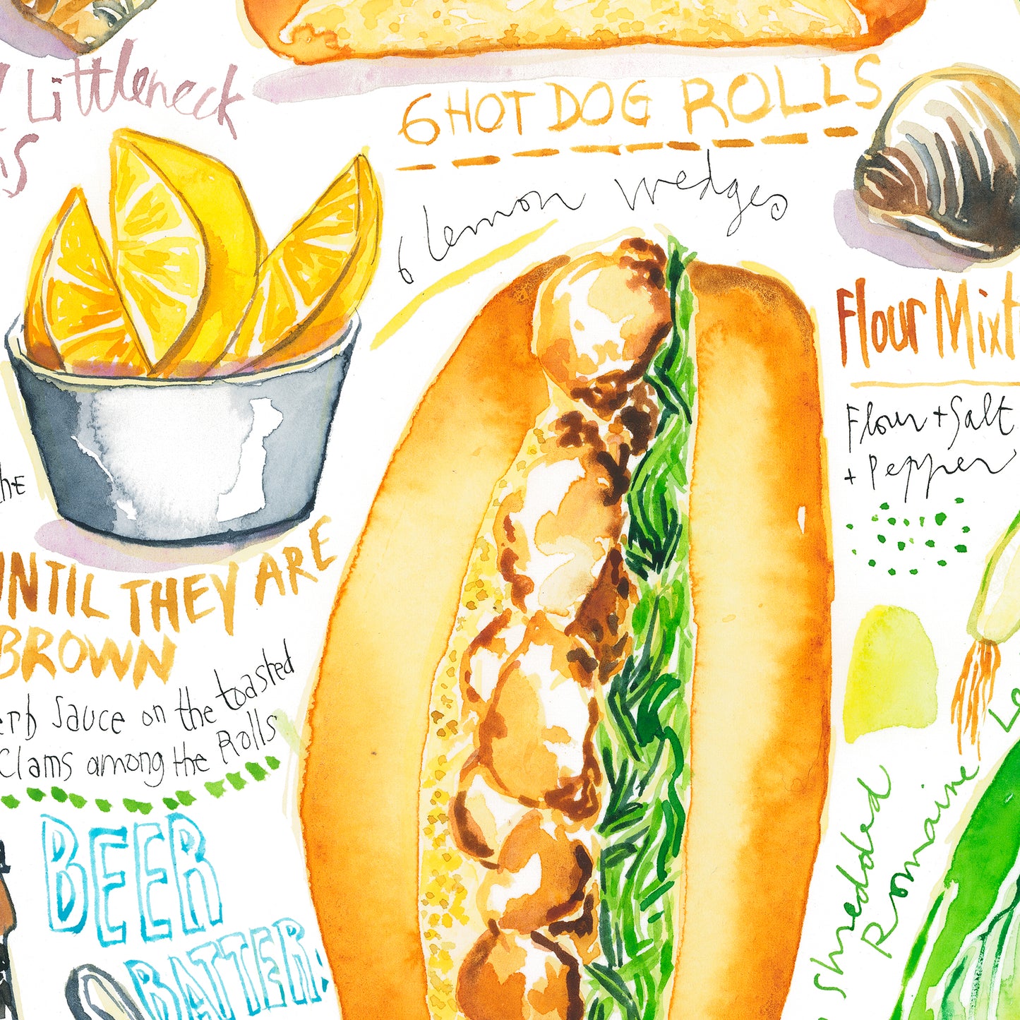 Fried Clam Roll recipe