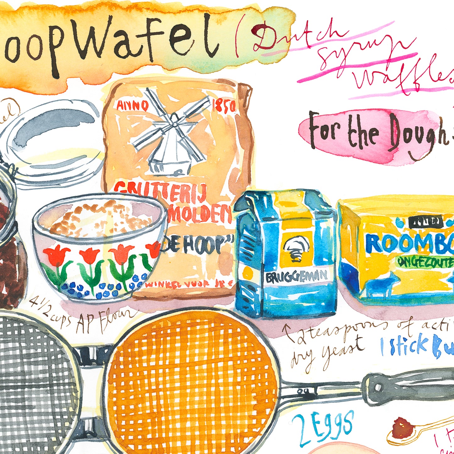 Dutch Syrup Waffles - Stroopwafel