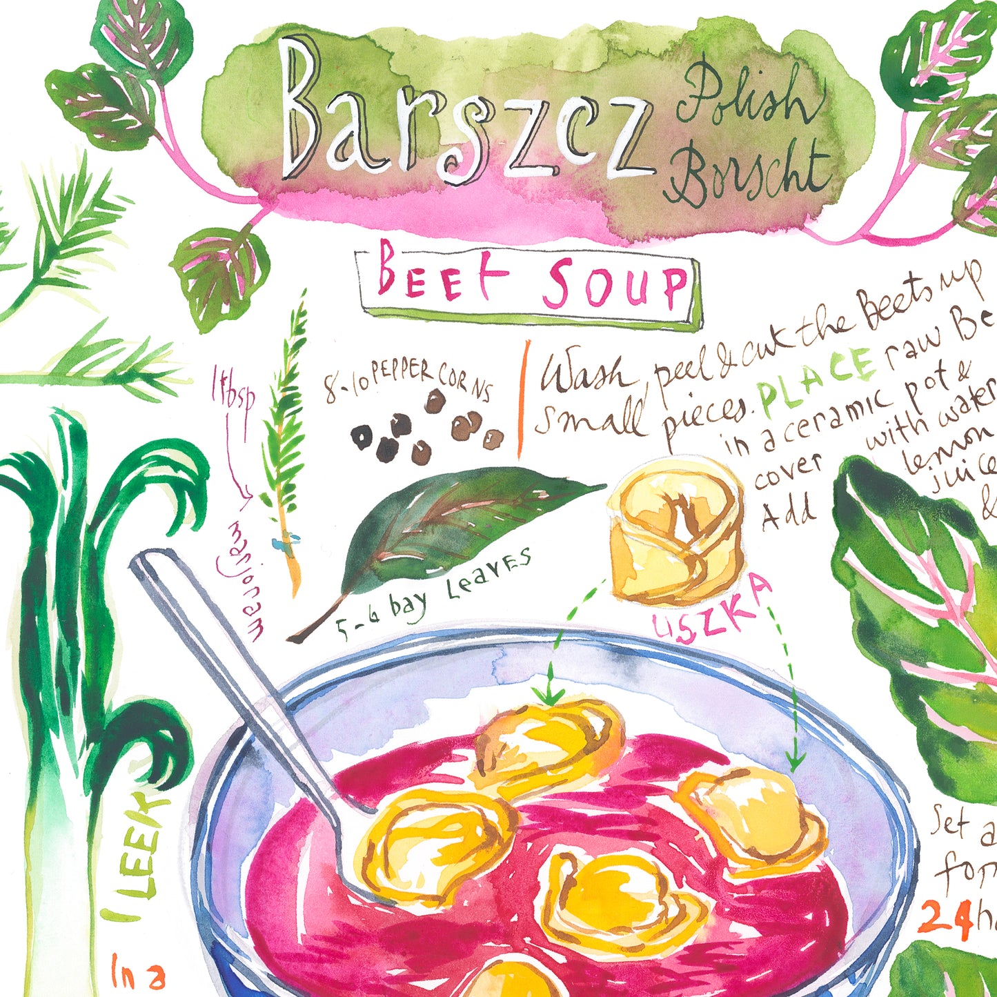 Polish Beet soup recipe - Barszcz