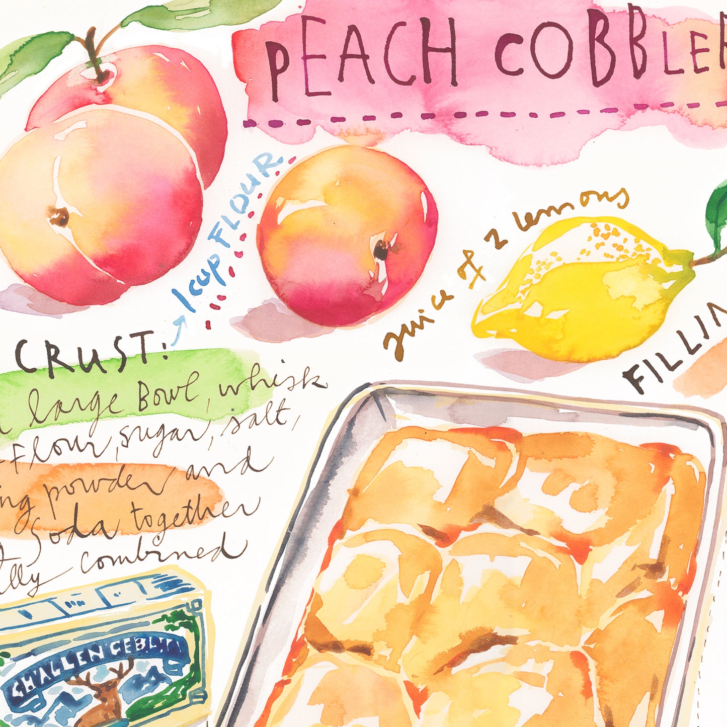 Peach Cobbler recipe