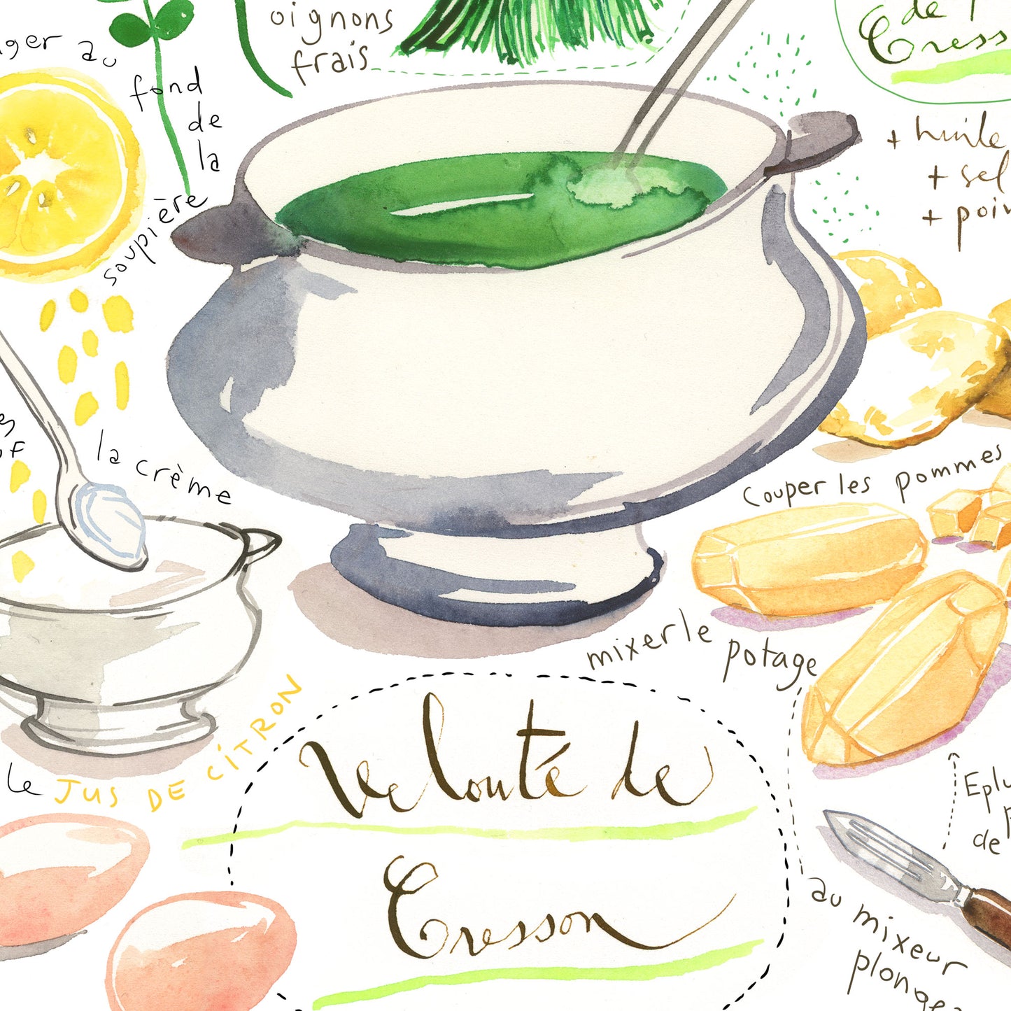 Watercress soup recipe