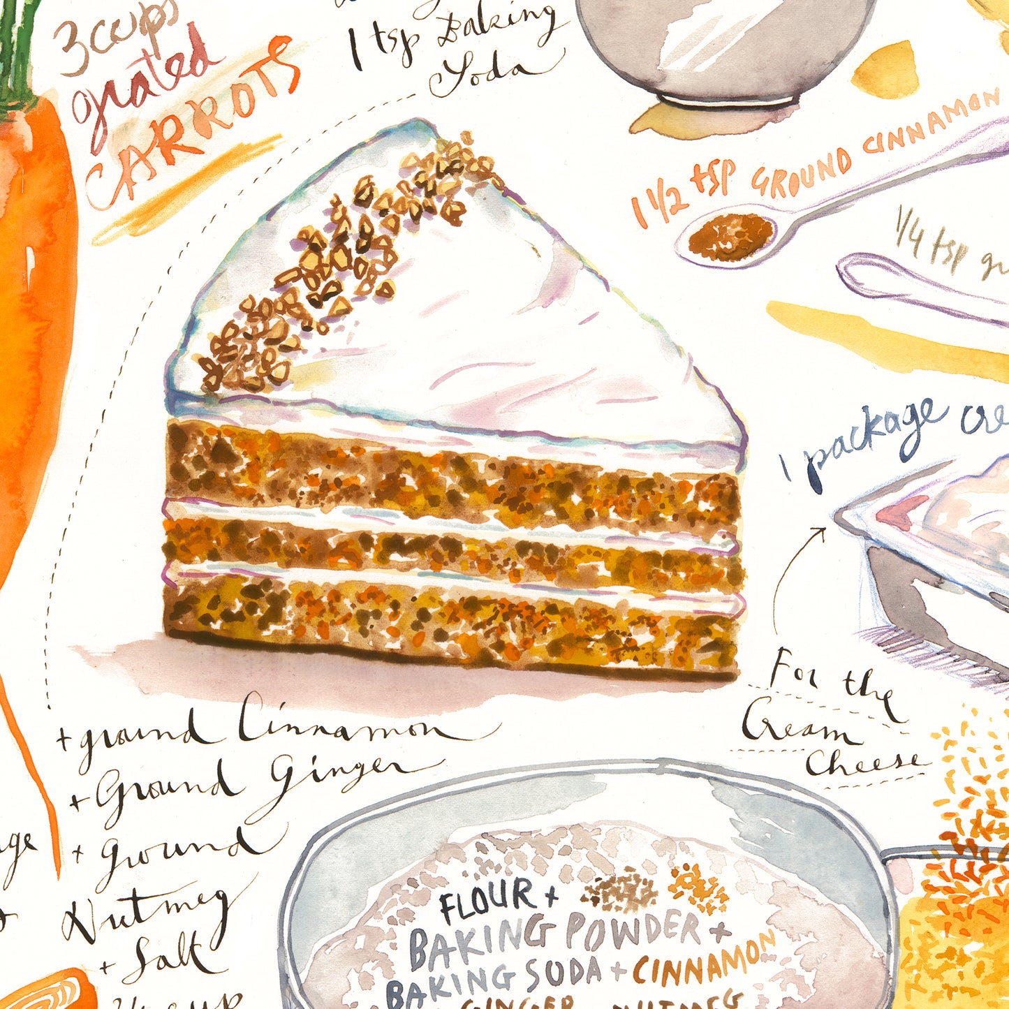 Carrot cake recipe #2