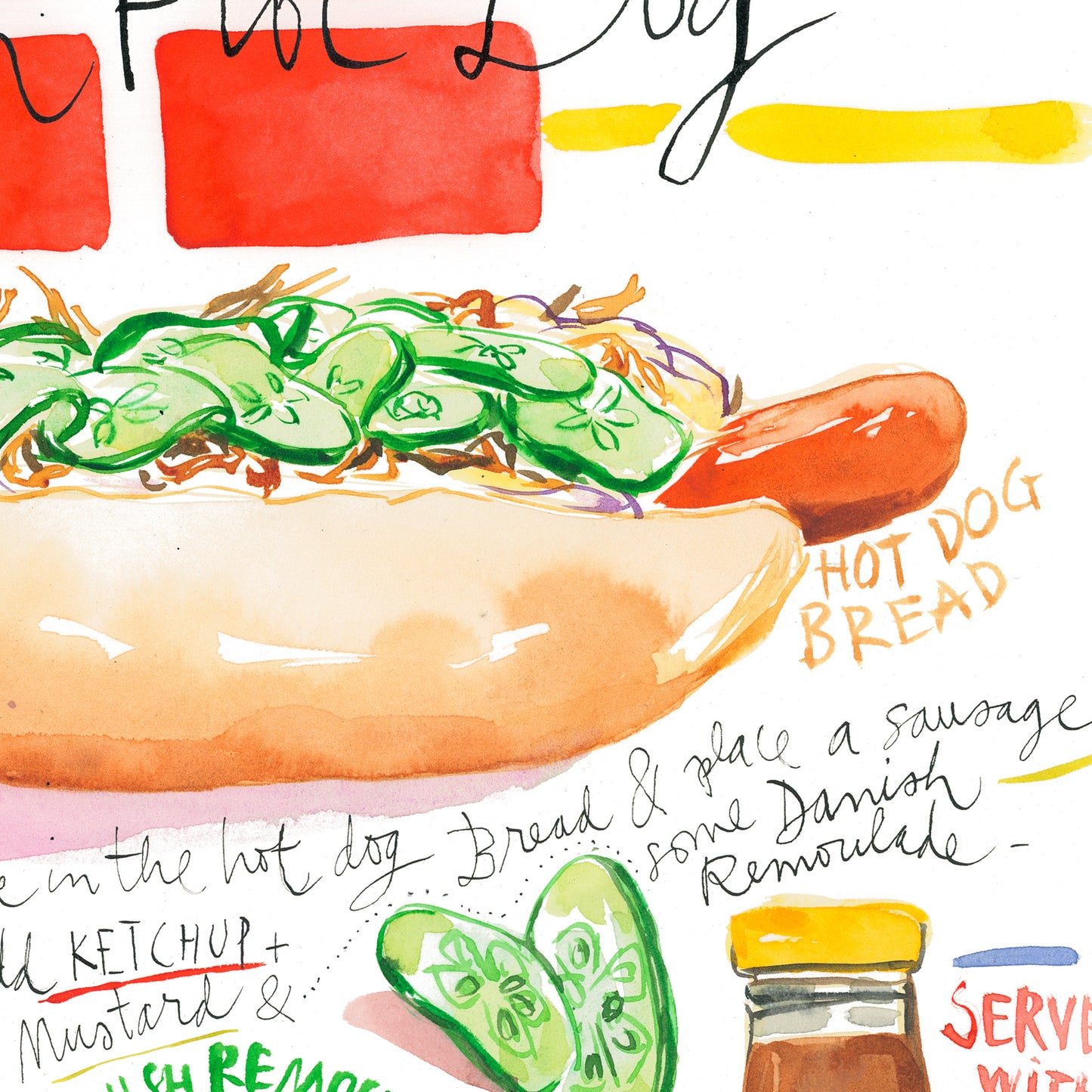 Danish Hot Dog recipe