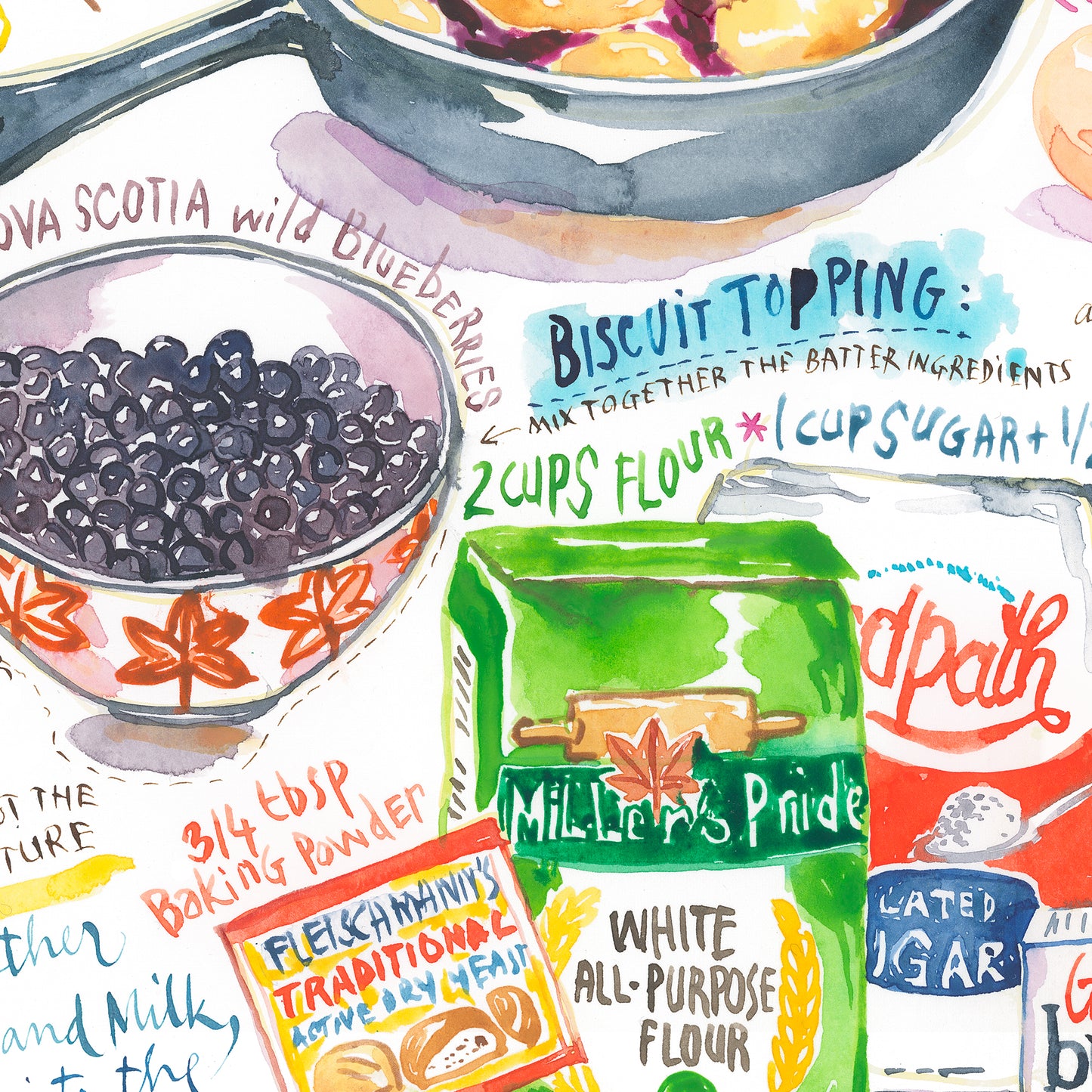 Nova Scotia Blueberry Grunt recipe