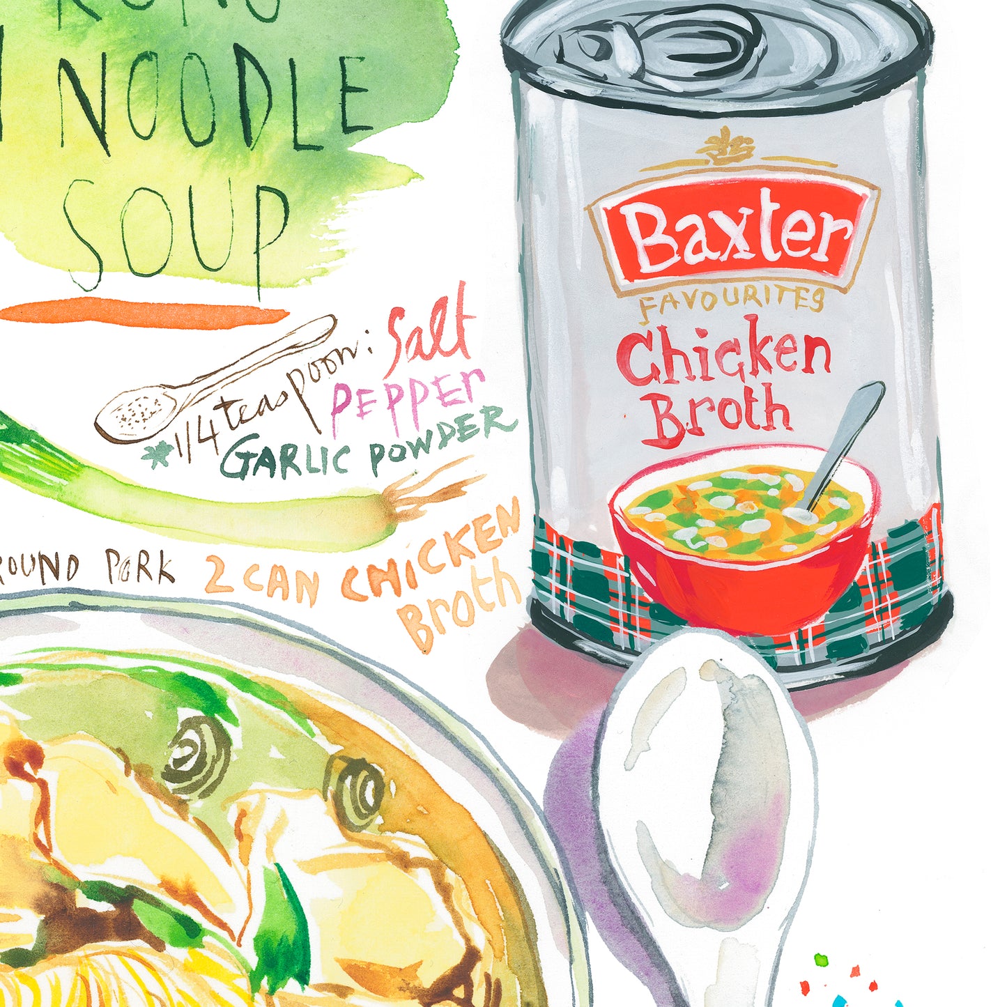 Hong Kong Wonton Noodle Soup recipe