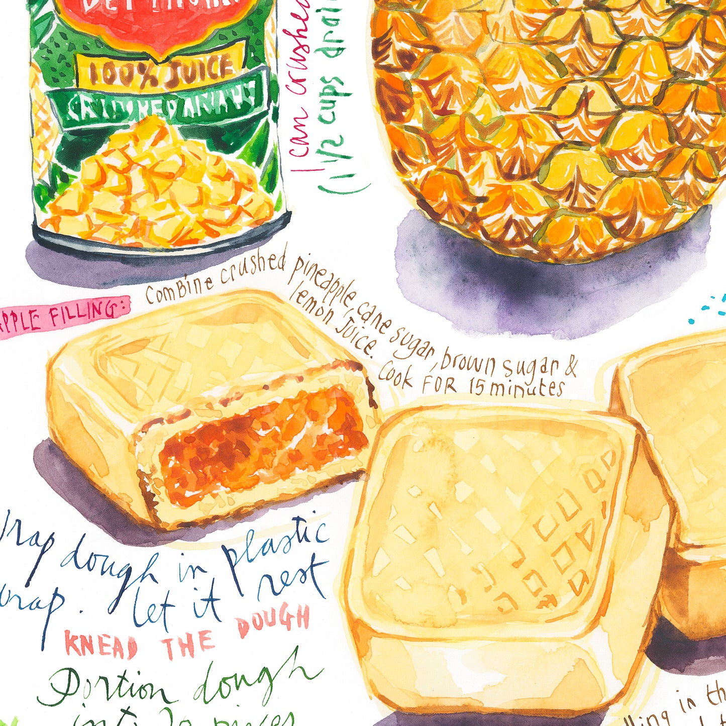 Taiwanese Pineapple Cakes recipe