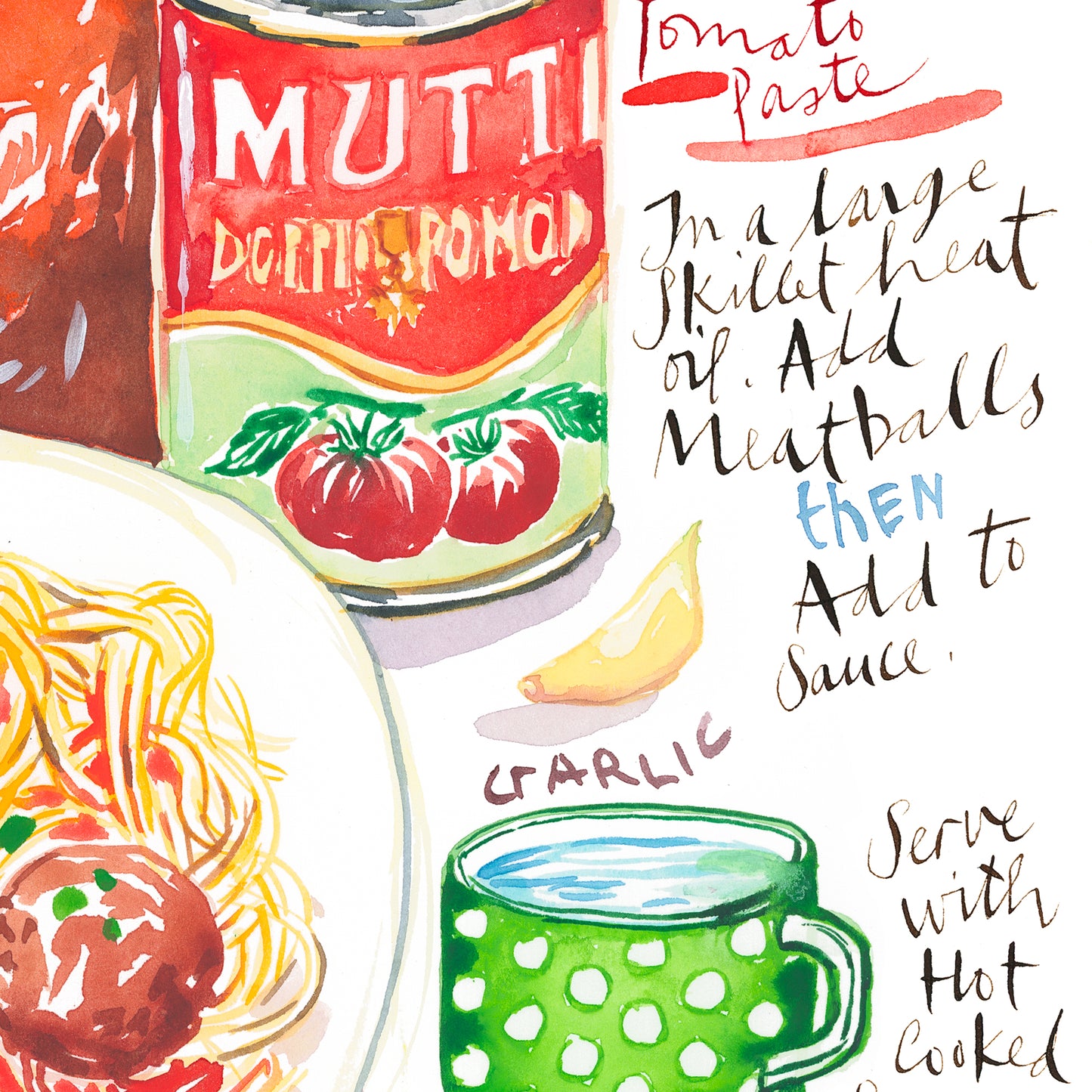 Spaghetti & Meatballs recipe