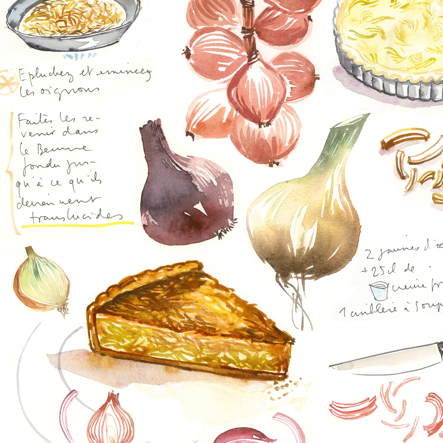 French onion tart recipe