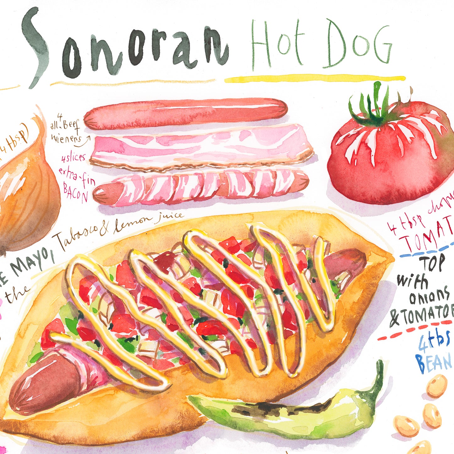 Sonoran Hot Dog recipe