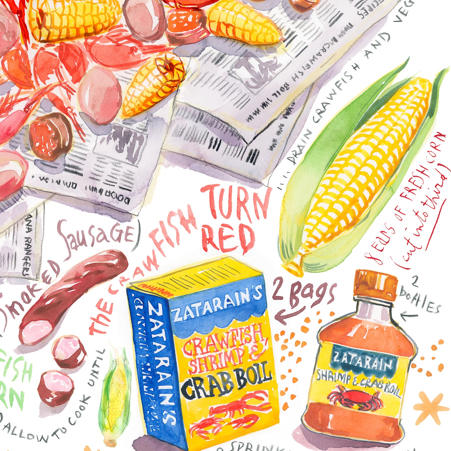Louisiana Crawfish Boil recipe