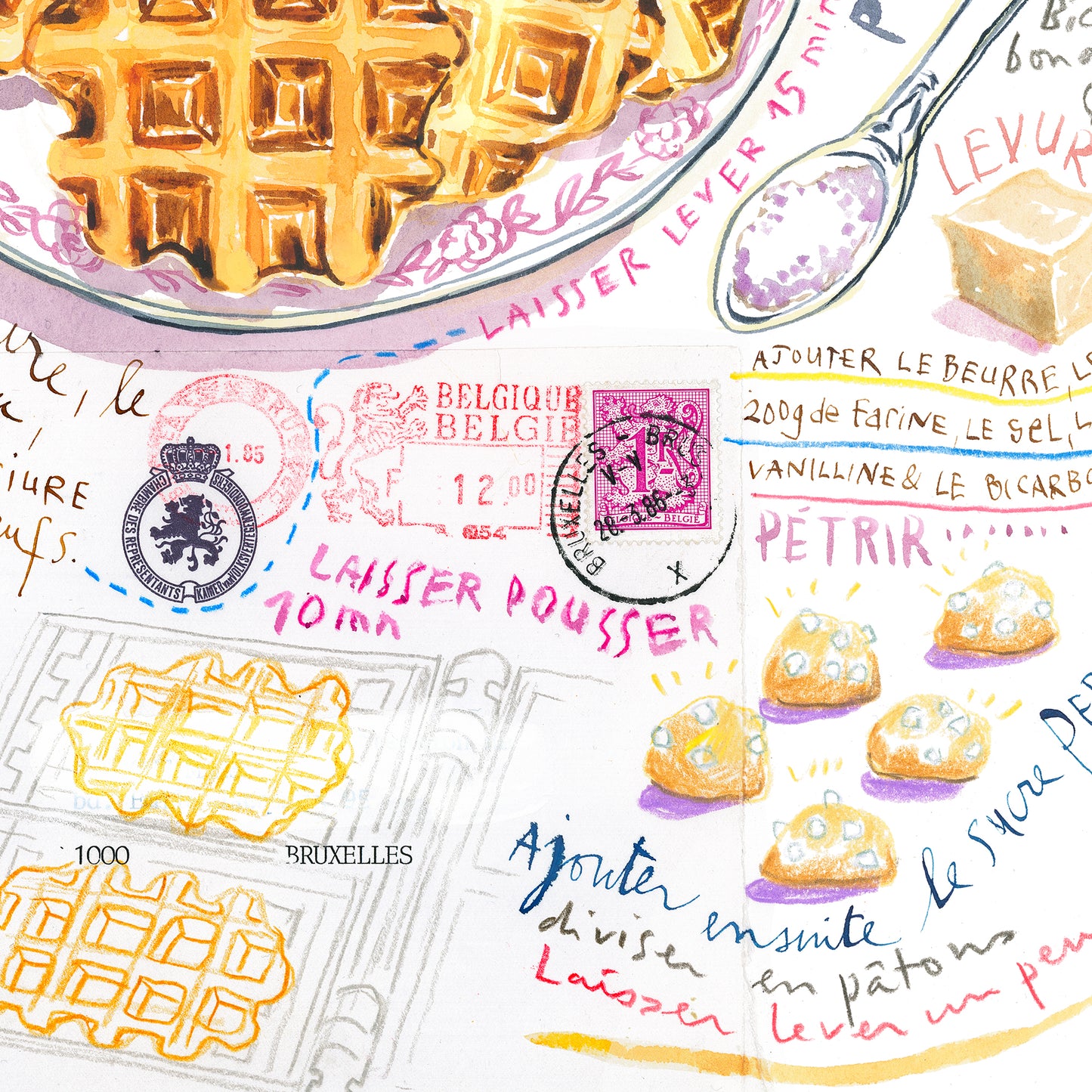 Belgian Waffles recipe