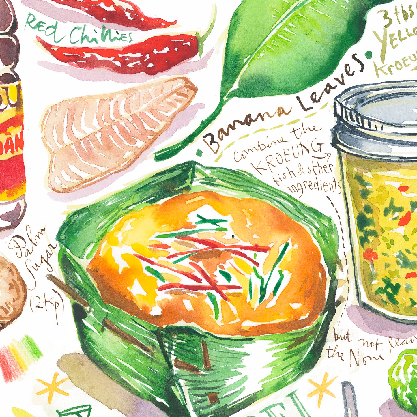 Recette Amok de Poisson du Cambodge