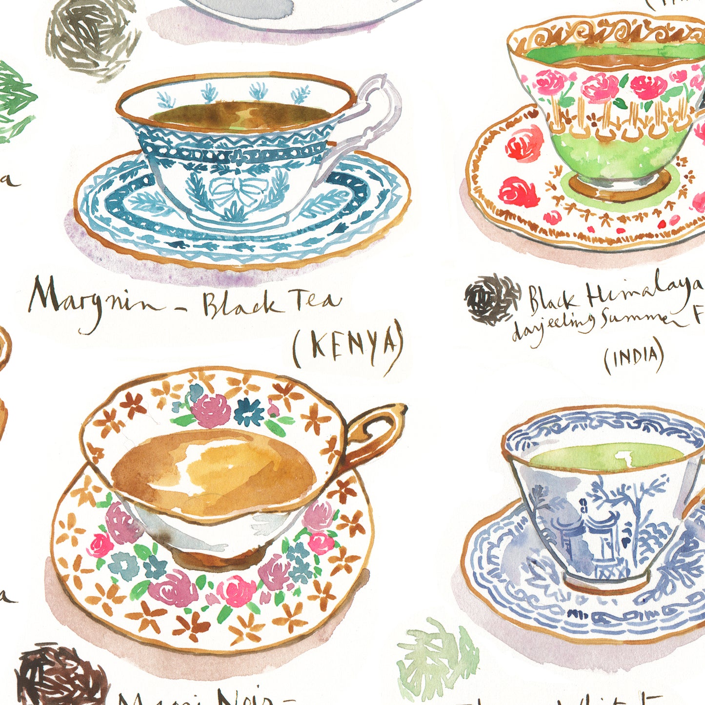 Tea types