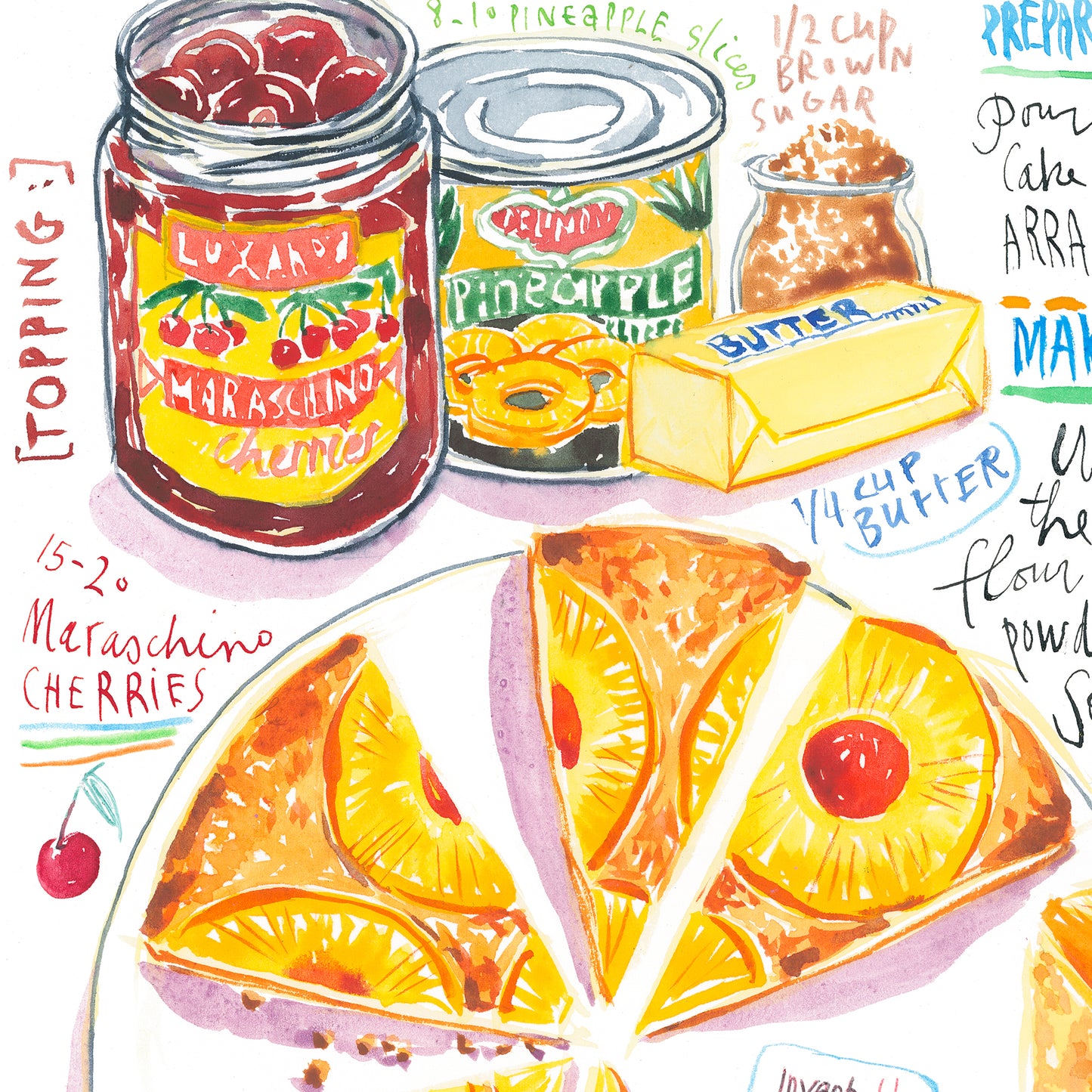 Retro Pineapple Upside Down Cake recipe