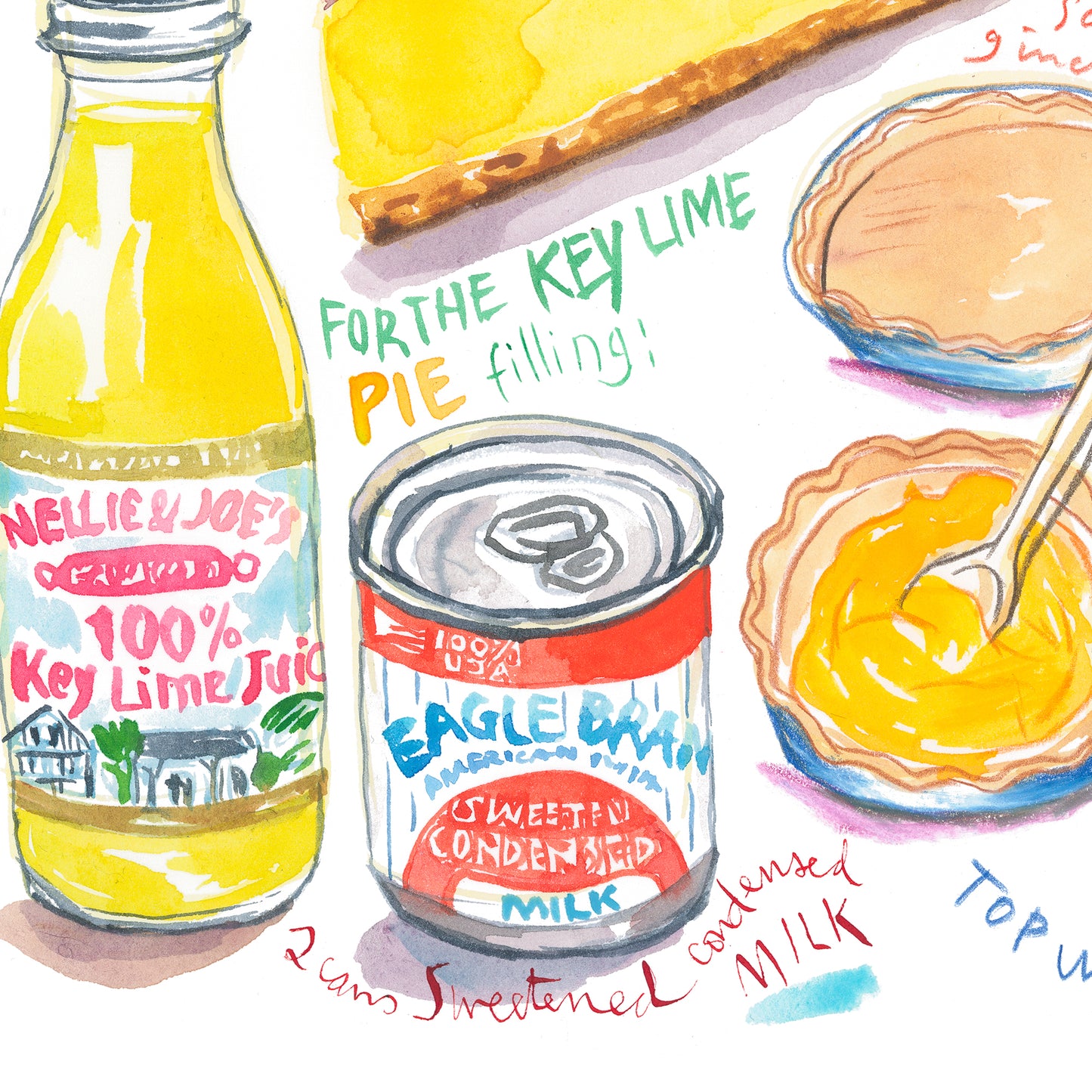 Recette de la Tarte au Citron Vert de Floride