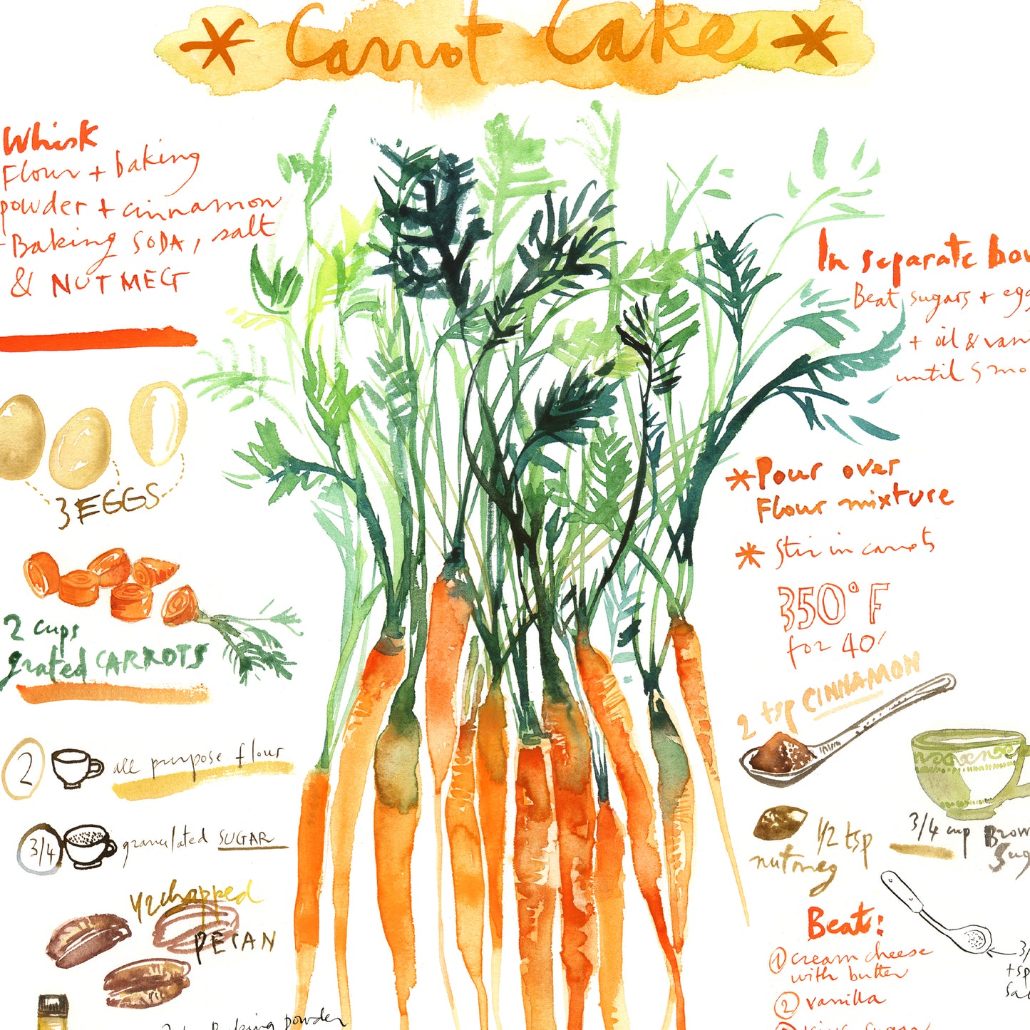 Carrot cake recipe