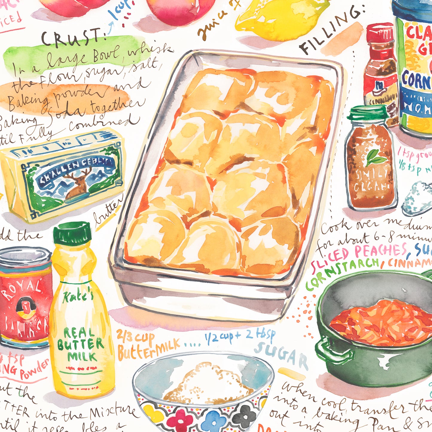 Peach Cobbler recipe