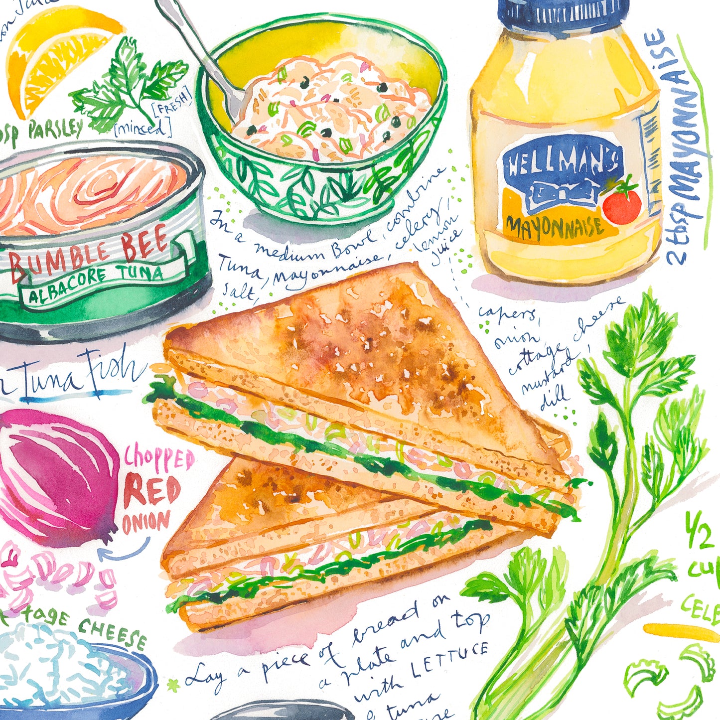 Tuna Salad Sandwich recipe