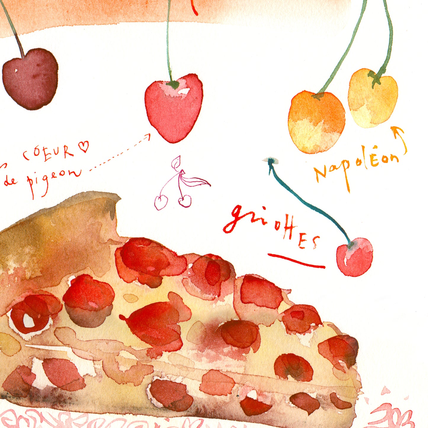 French Cherry tart recipe - Le Clafoutis