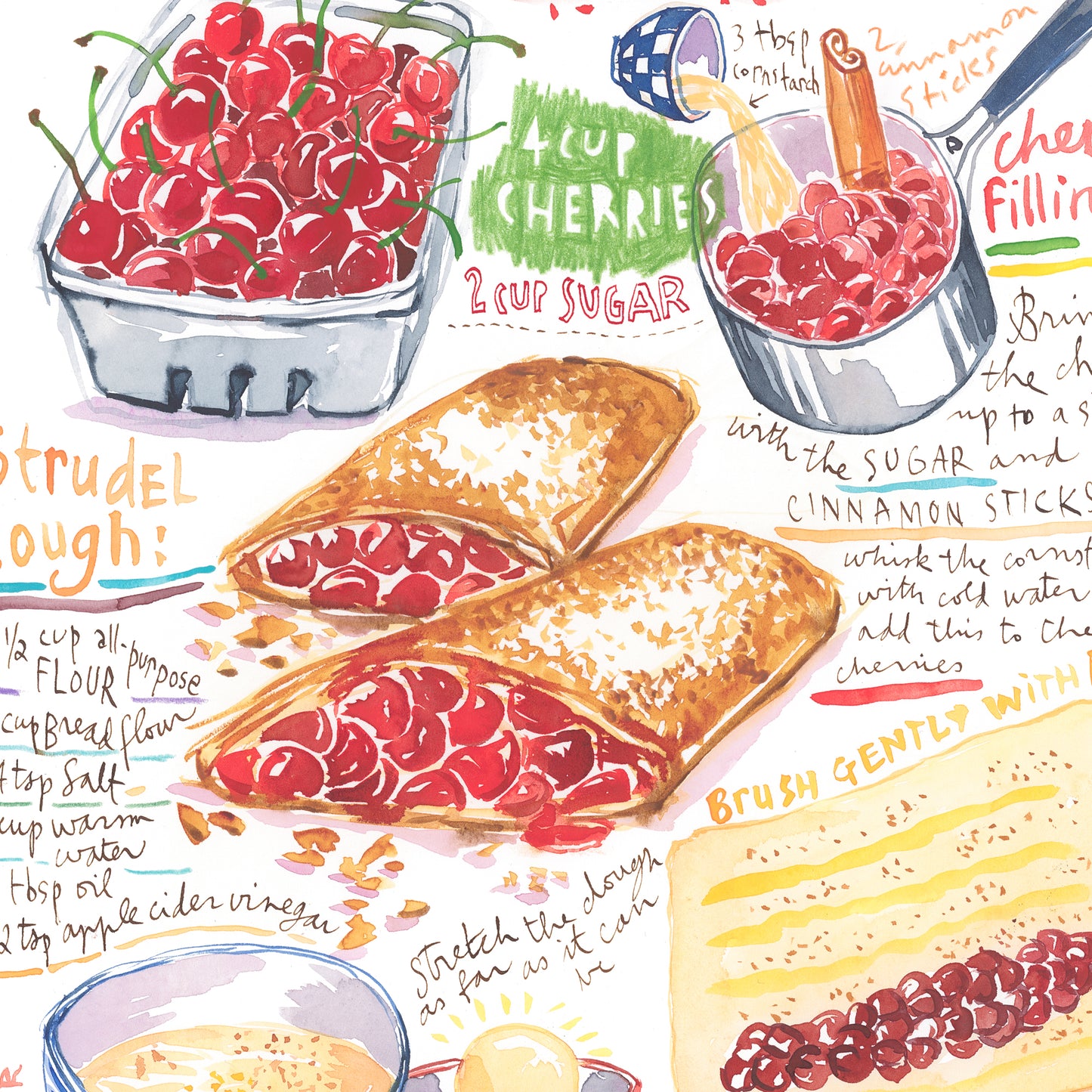 Cherry Strudel recipe