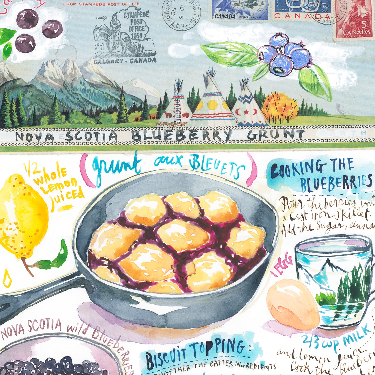 Nova Scotia Blueberry Grunt recipe
