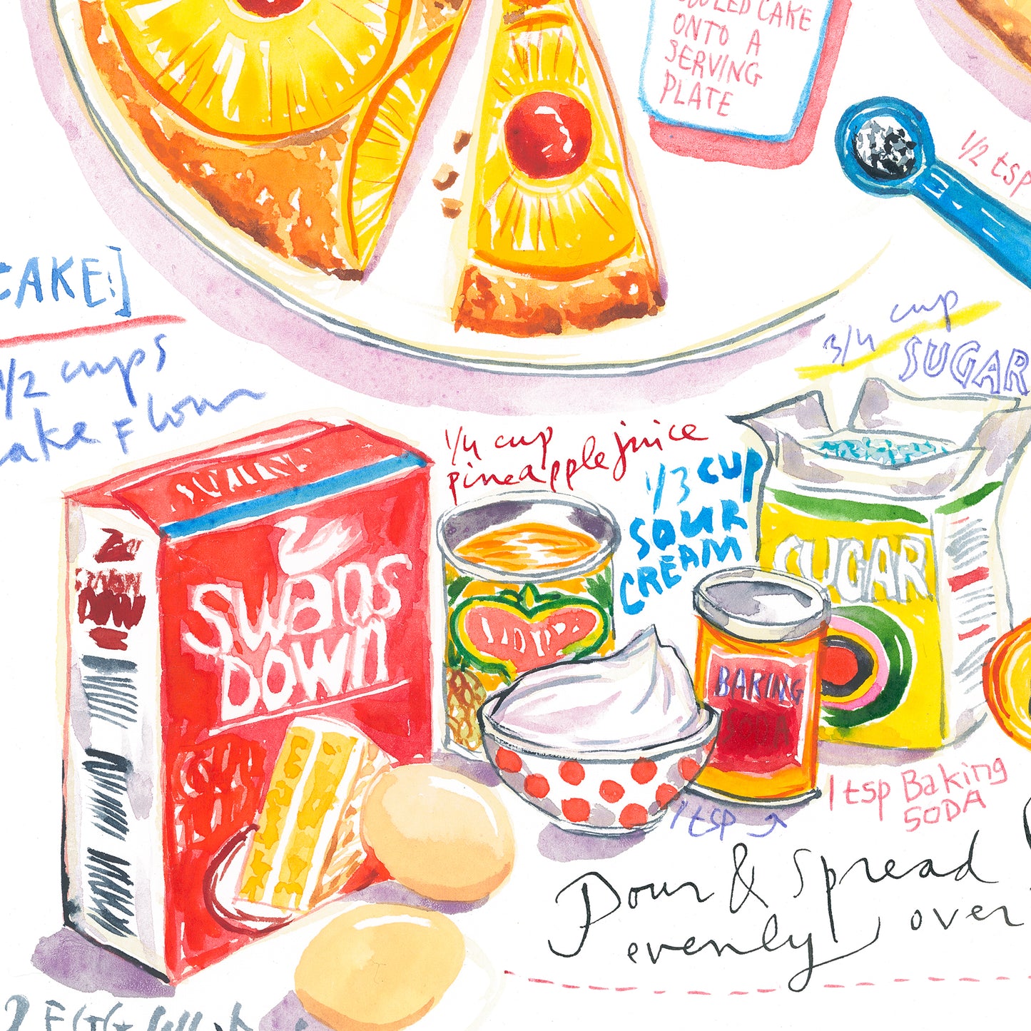 Retro Pineapple Upside Down Cake recipe