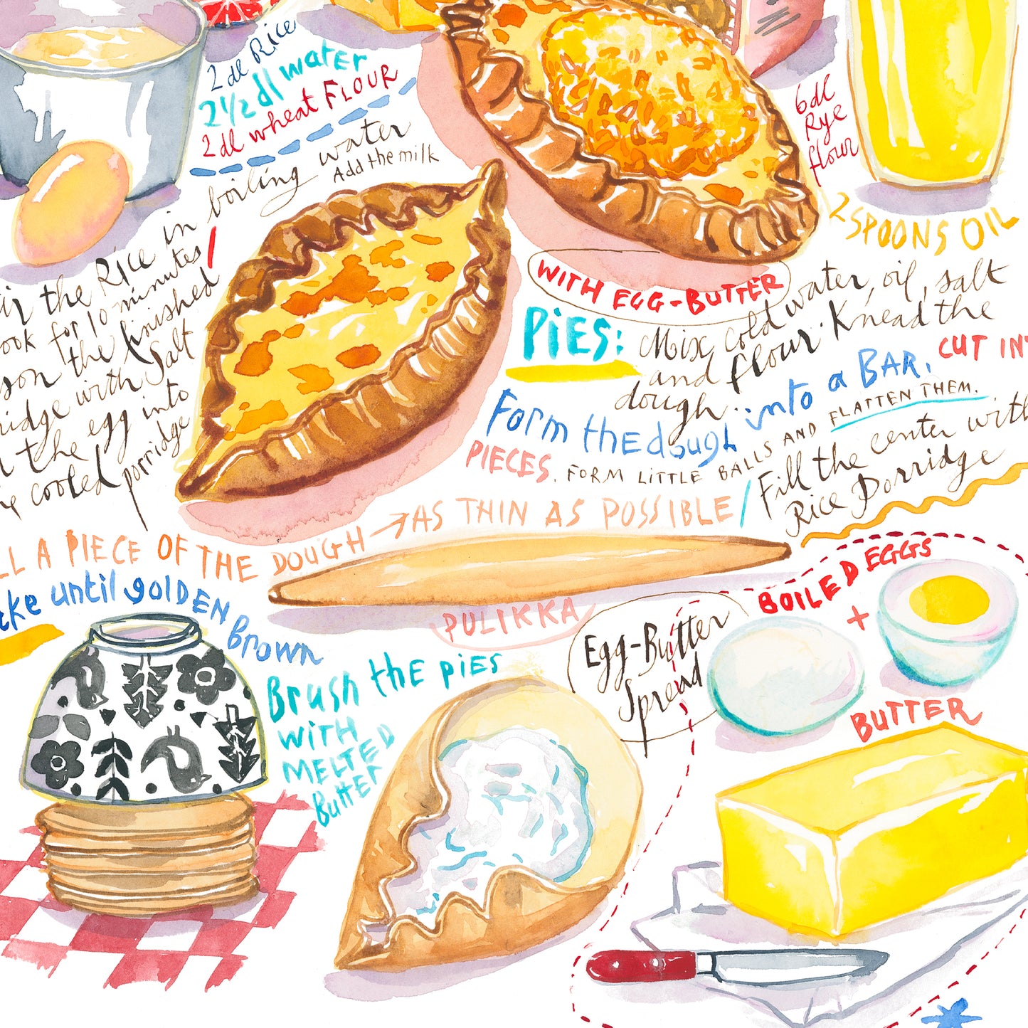 Recette de la tarte carélienne finlandaise