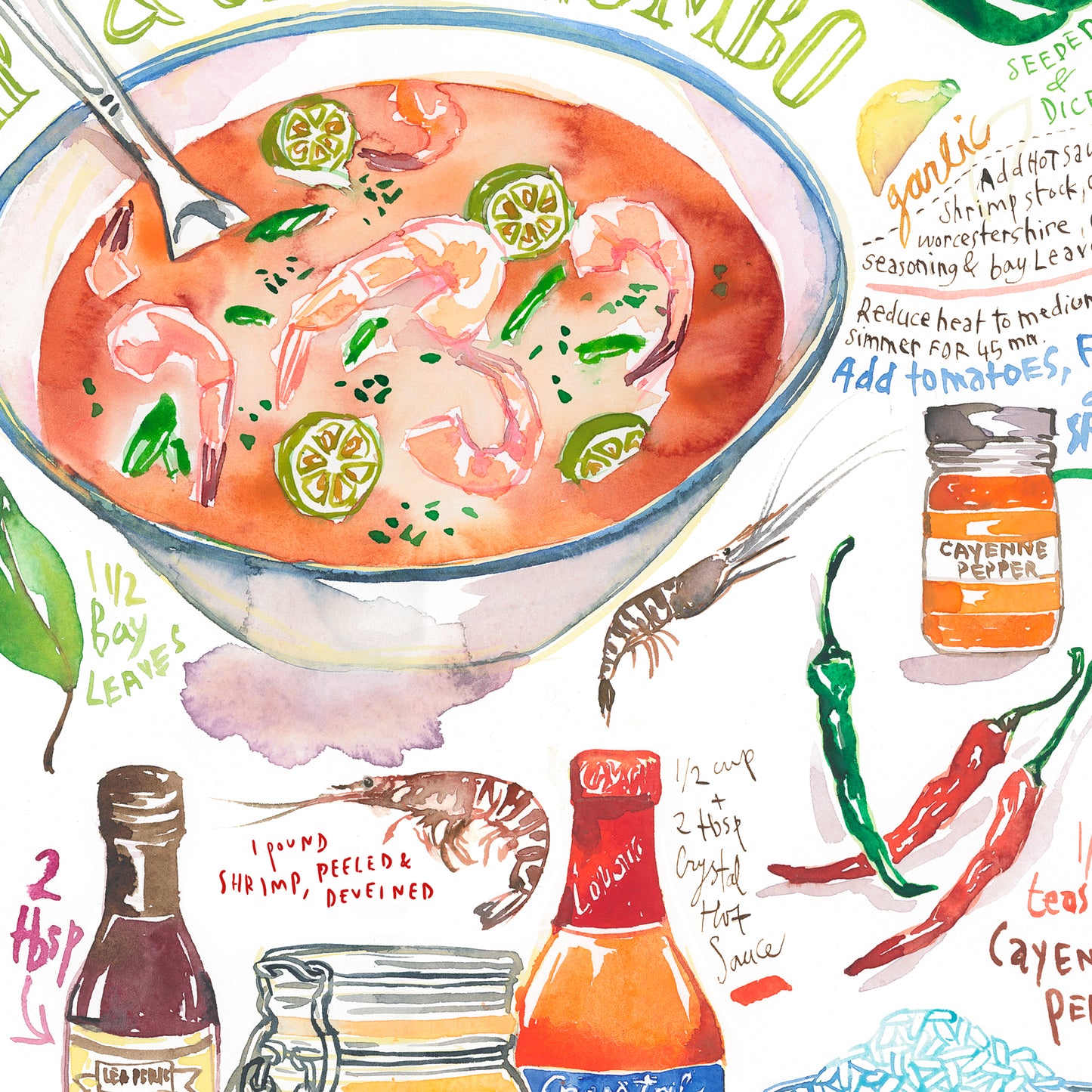 La recette du Gumbo de Crevettes