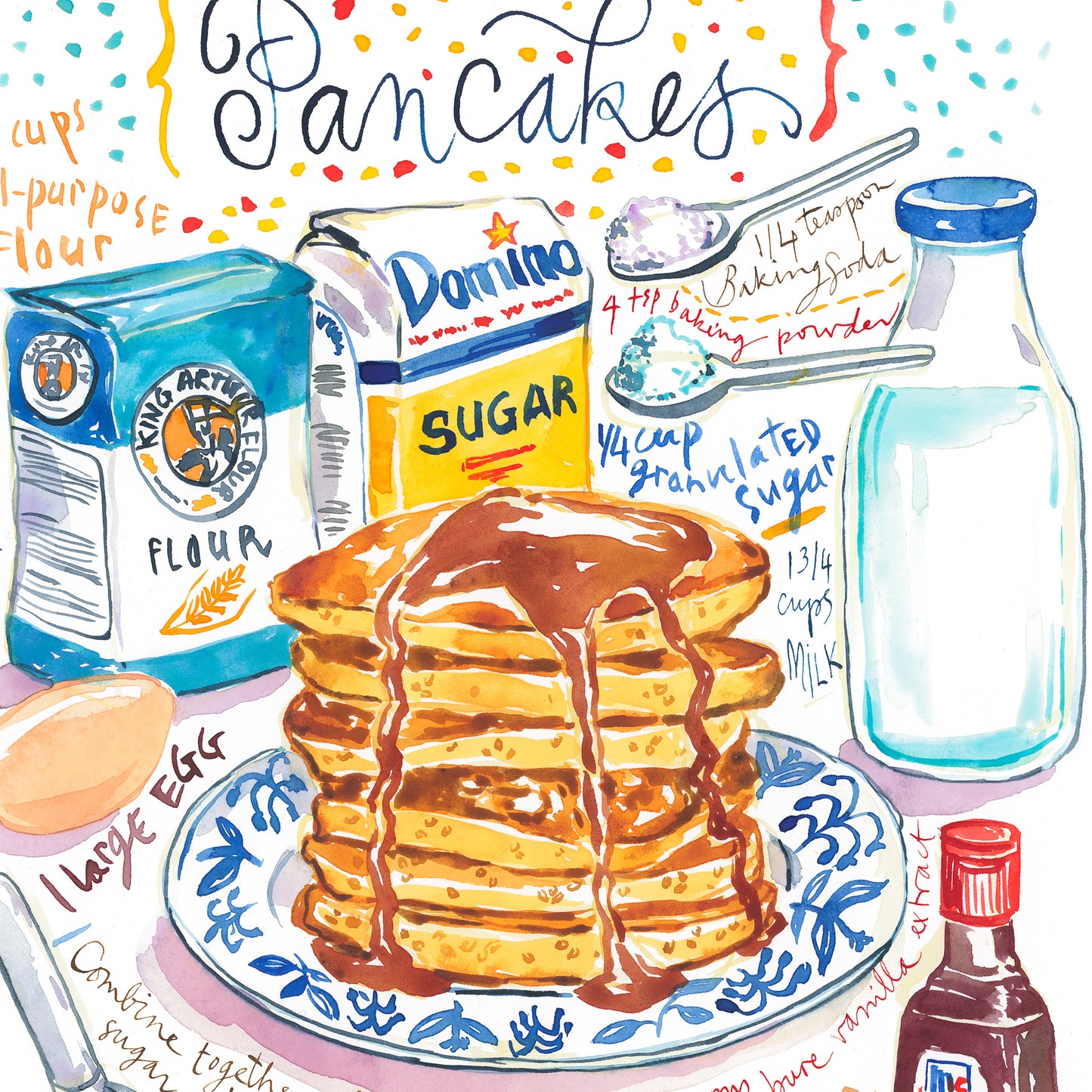 La recette des Pancakes