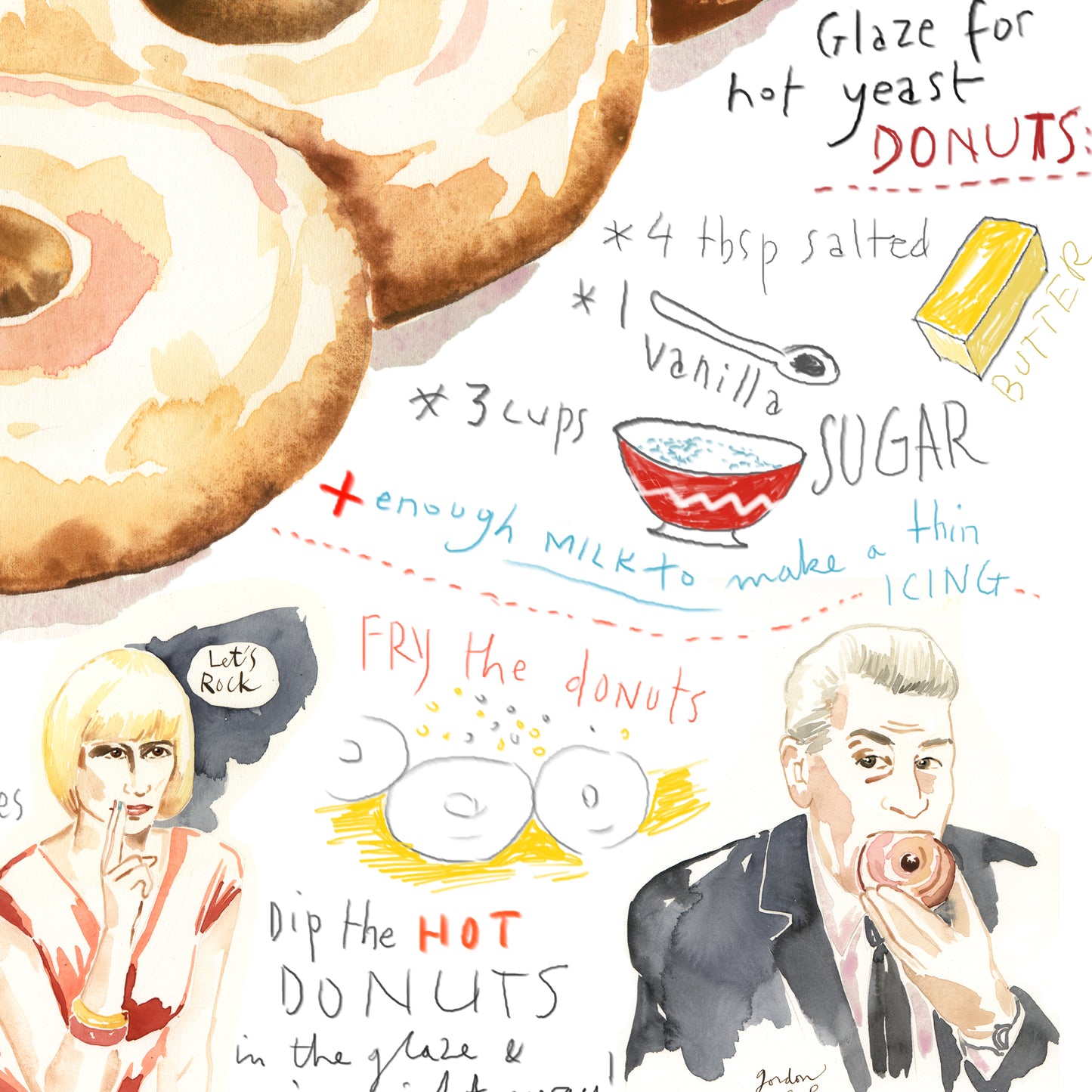 Twin Peaks Sheriff Department DONUT recipe