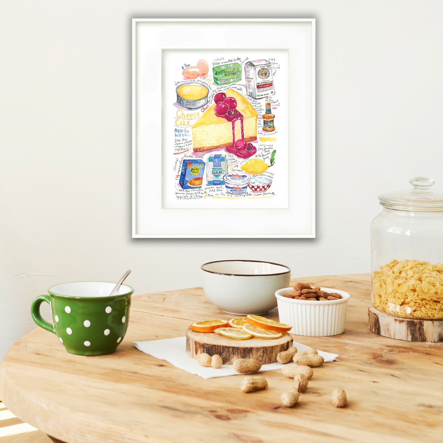 Cheesecake recipe print