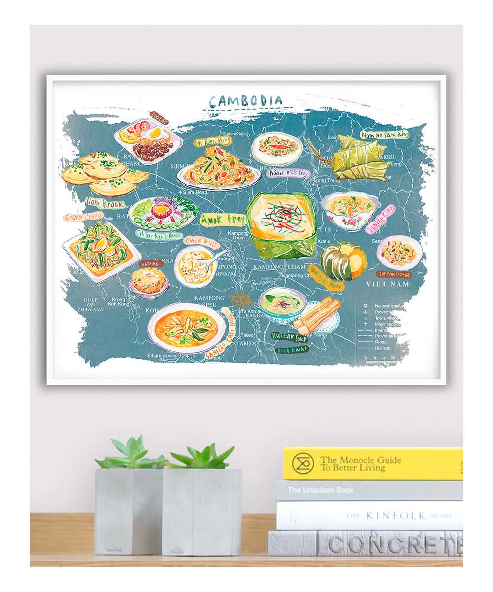 Cambodia Food Map