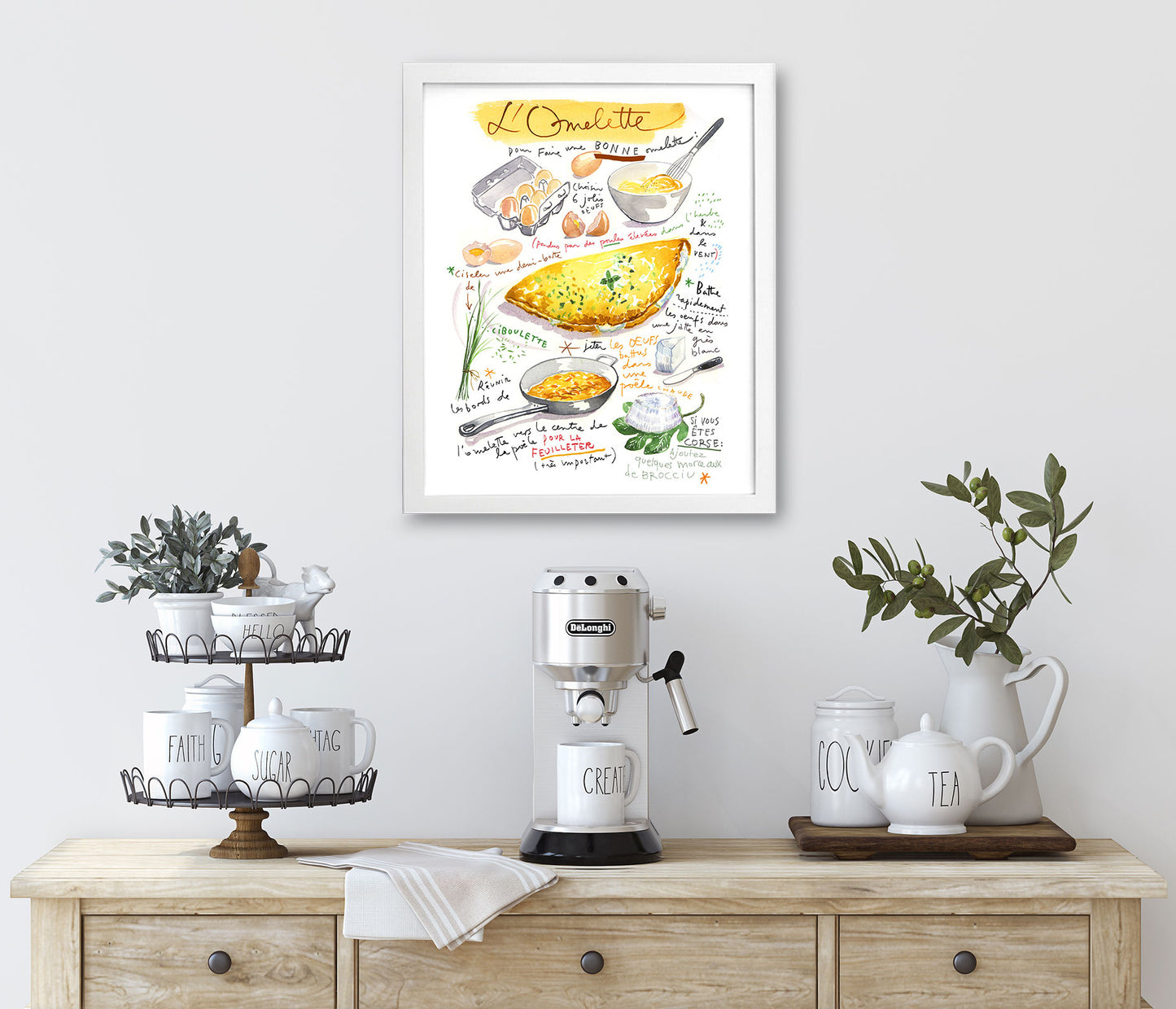 French omelette recipe print