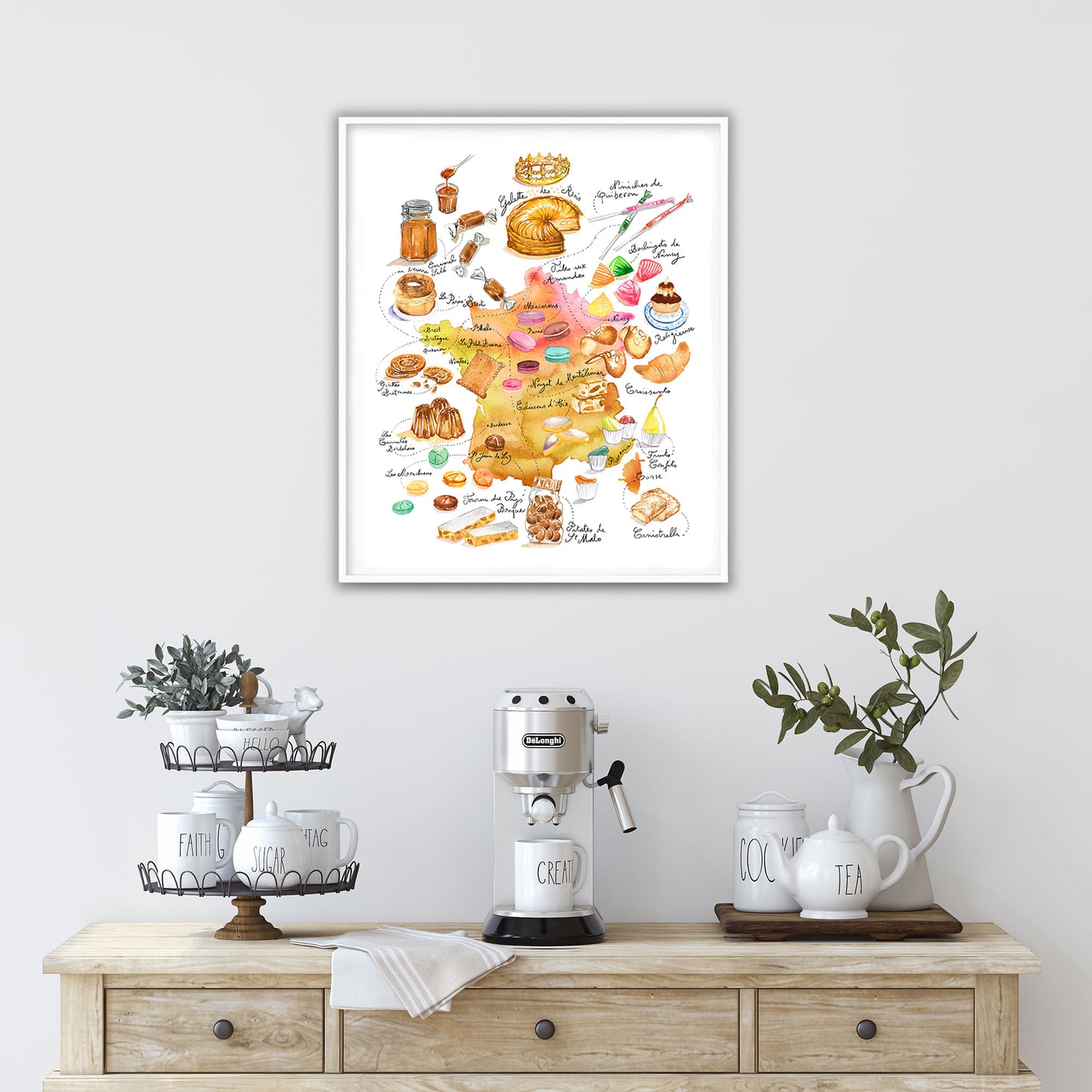 French treats - France map