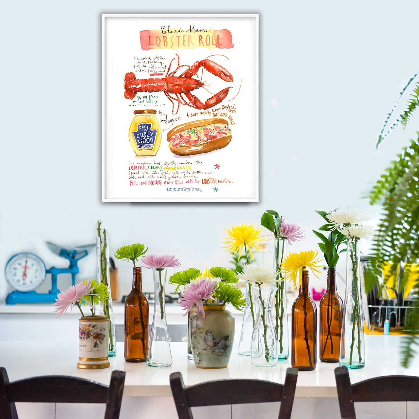 Classic Maine Lobster Roll recipe print