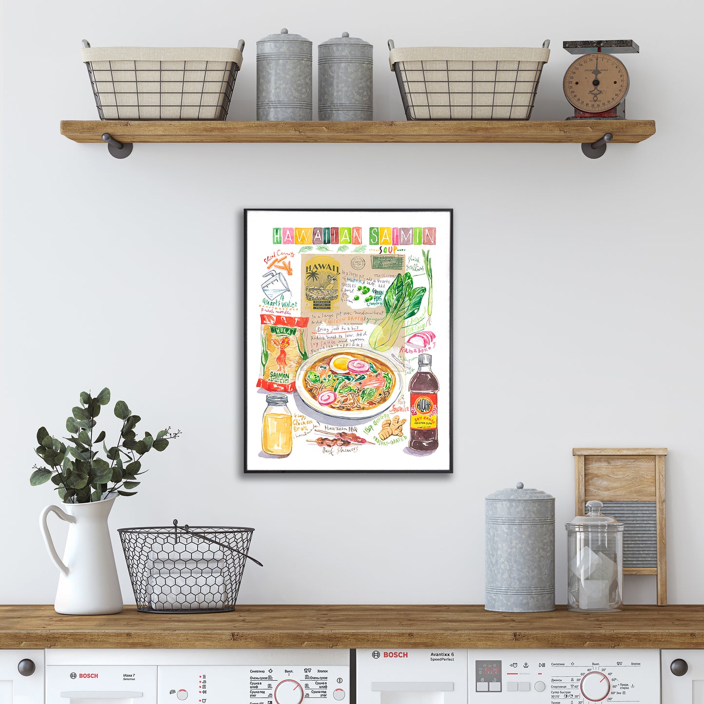 Hawaiian Saimin Noodle Soup
