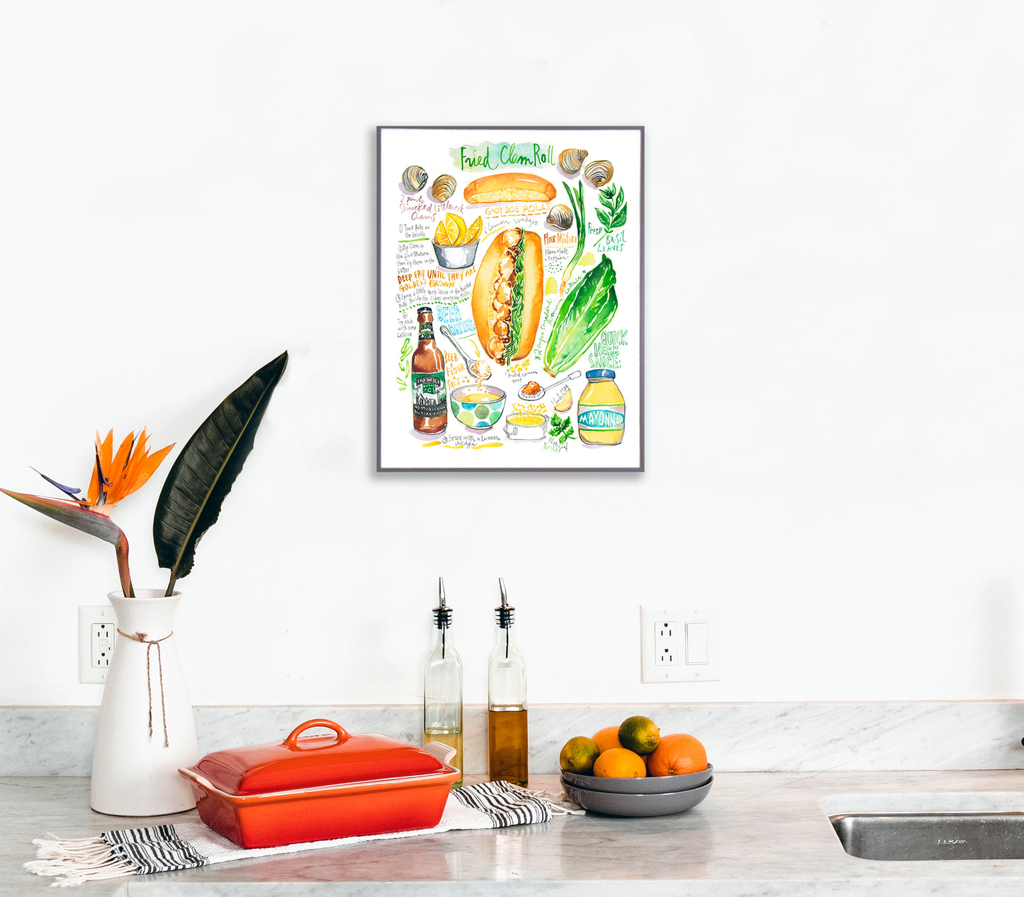 Fried Clam Roll recipe