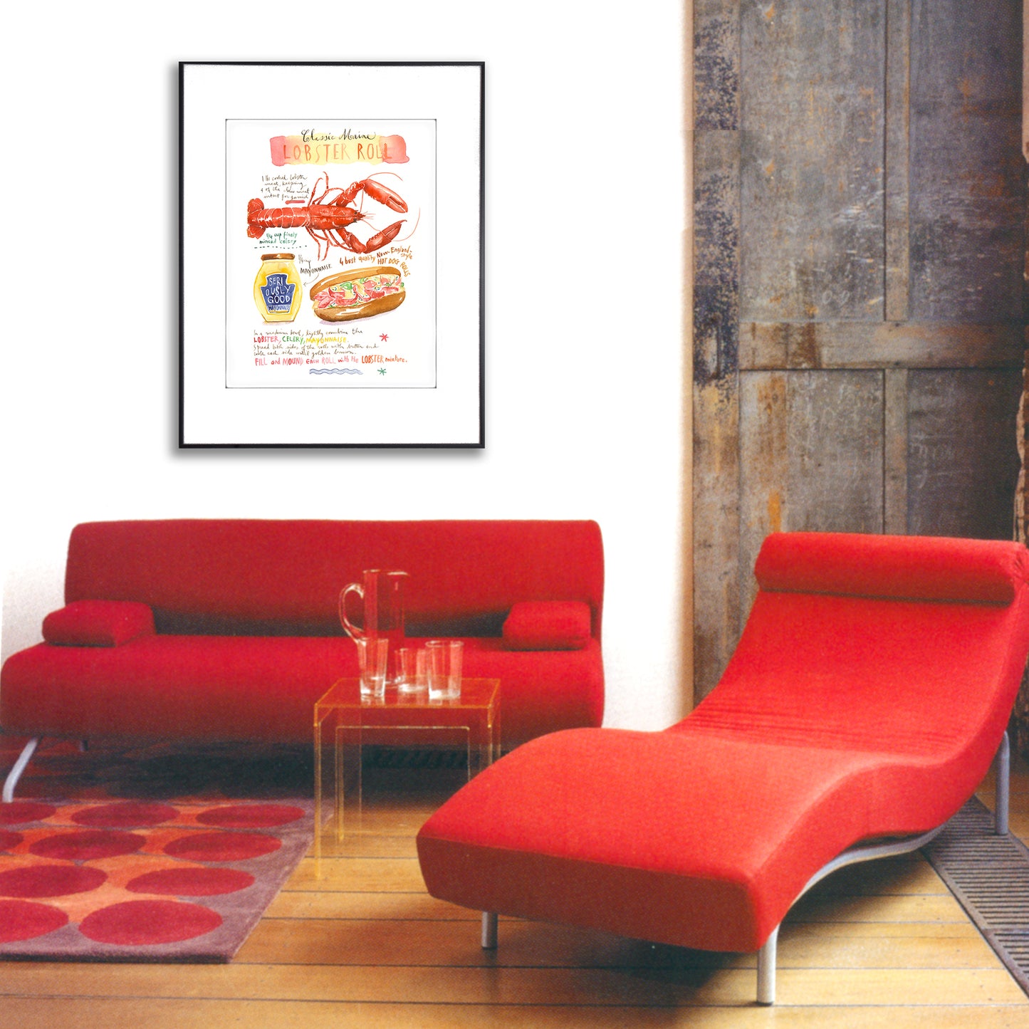 Classic Maine Lobster Roll recipe print